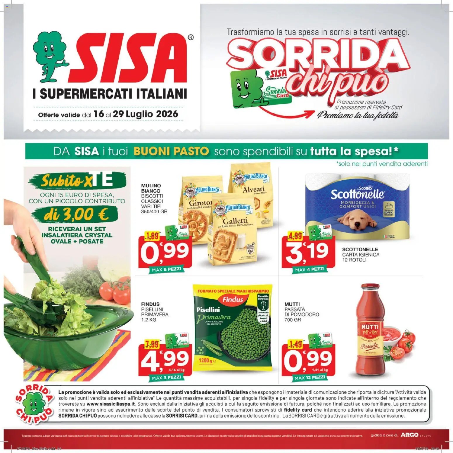 SISA volantino