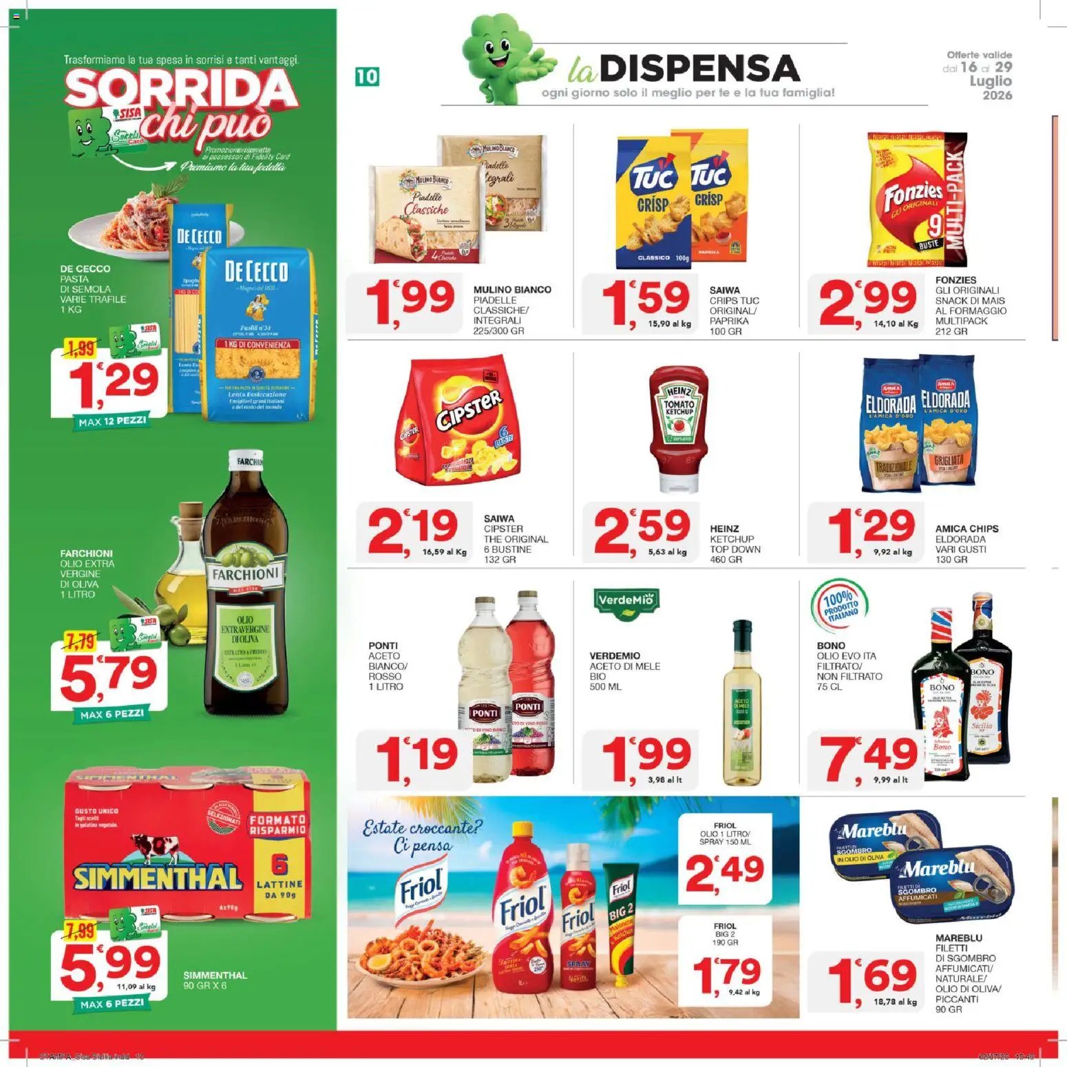 SISA volantino
