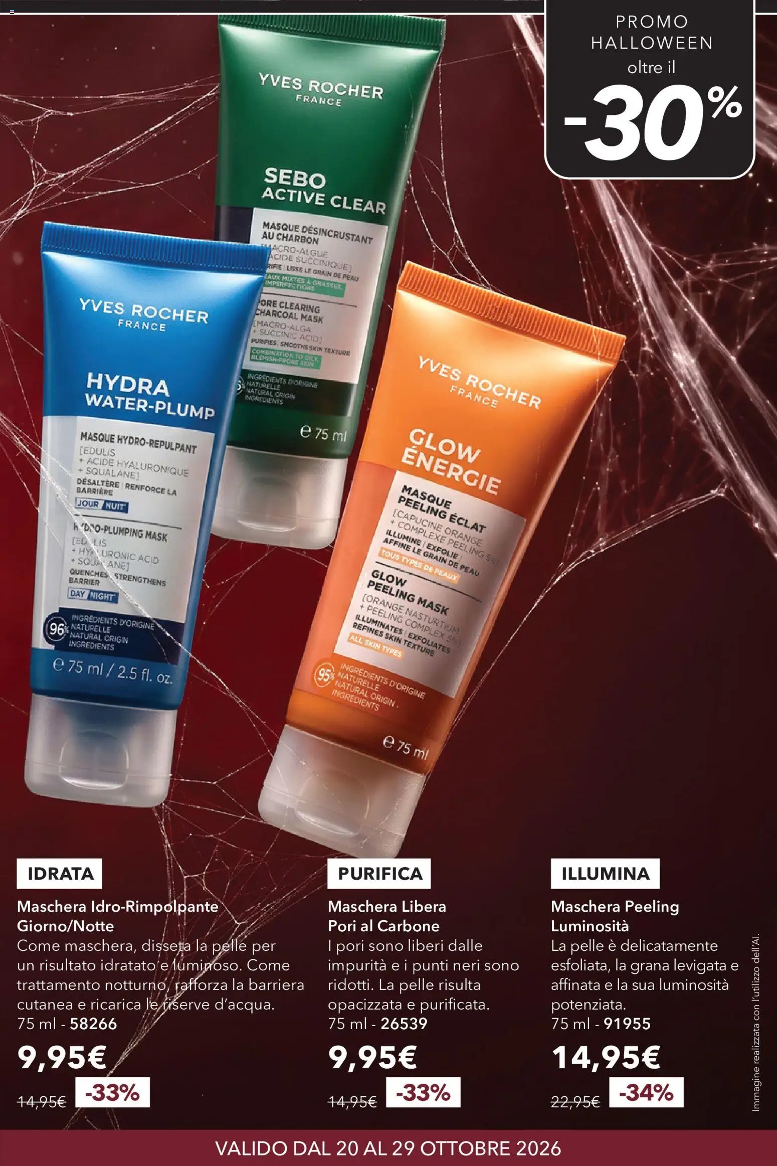 Yves Rocher catalogo Halloween