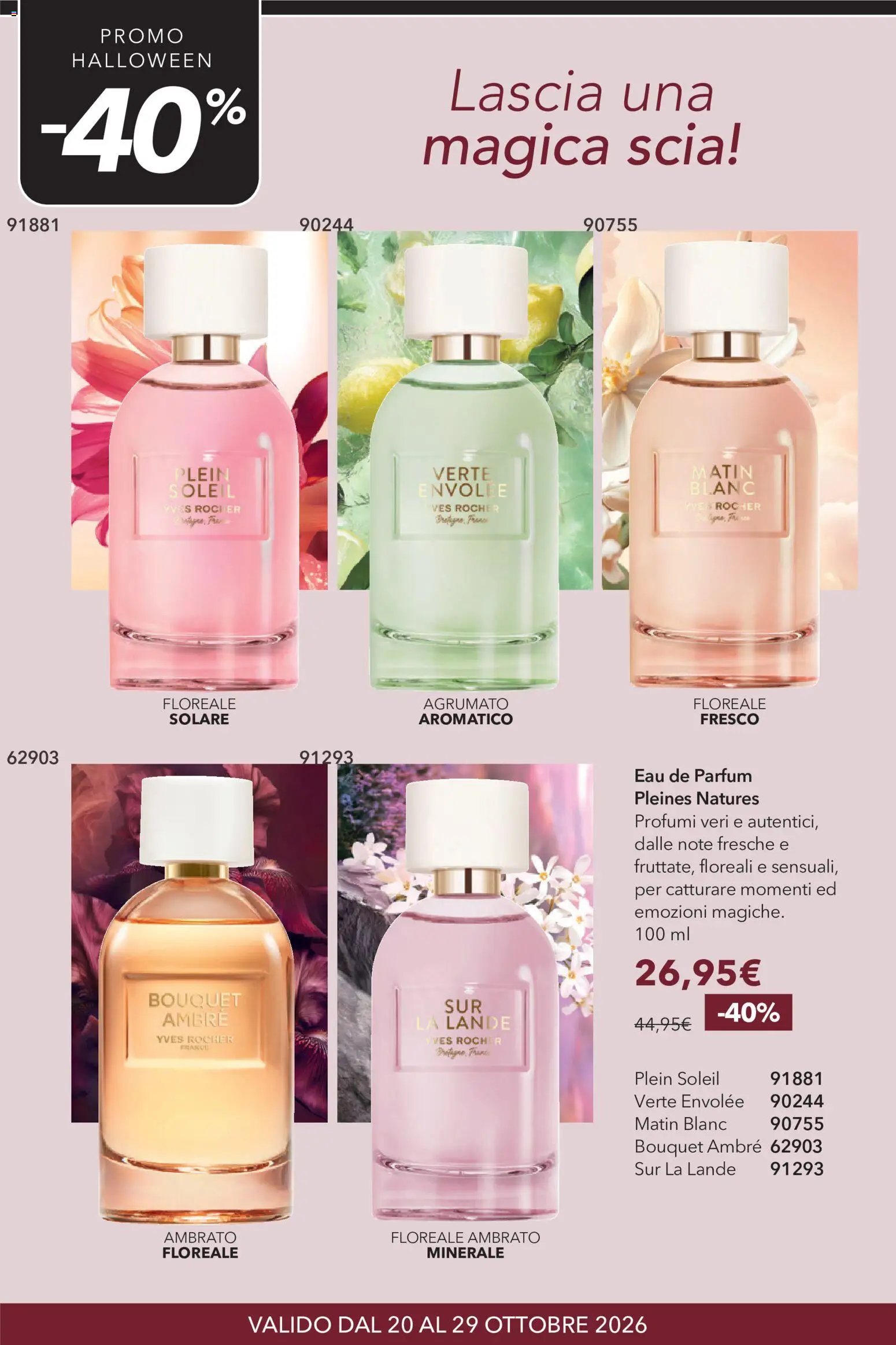 Yves Rocher catalogo Halloween