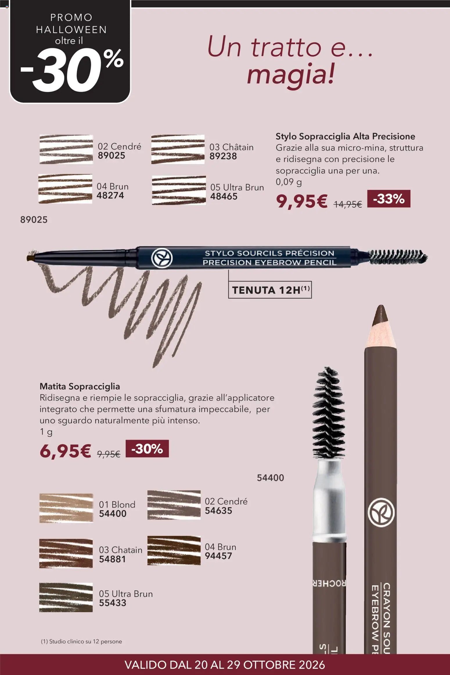 Yves Rocher catalogo Halloween