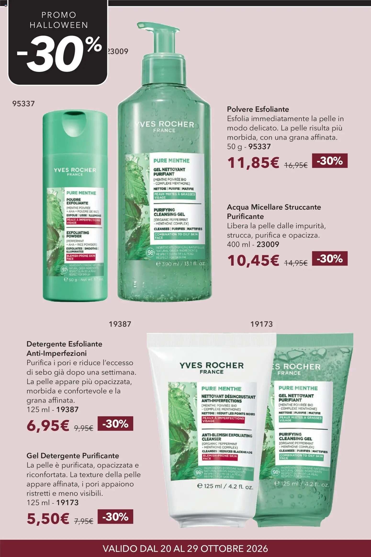 Yves Rocher catalogo Halloween