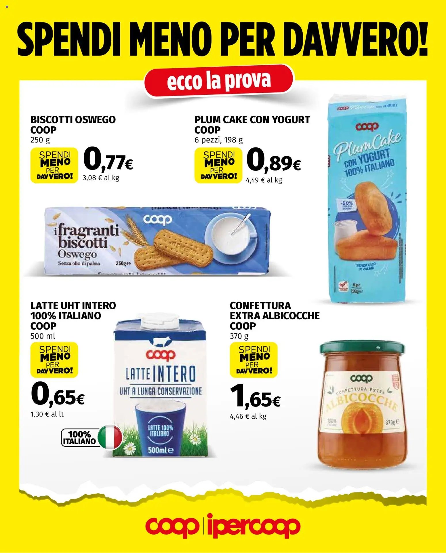 Ipercoop volantino Spendi meno