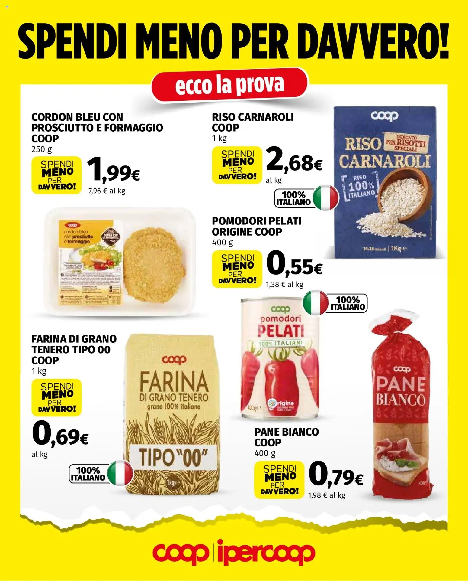 Ipercoop volantino Spendi meno