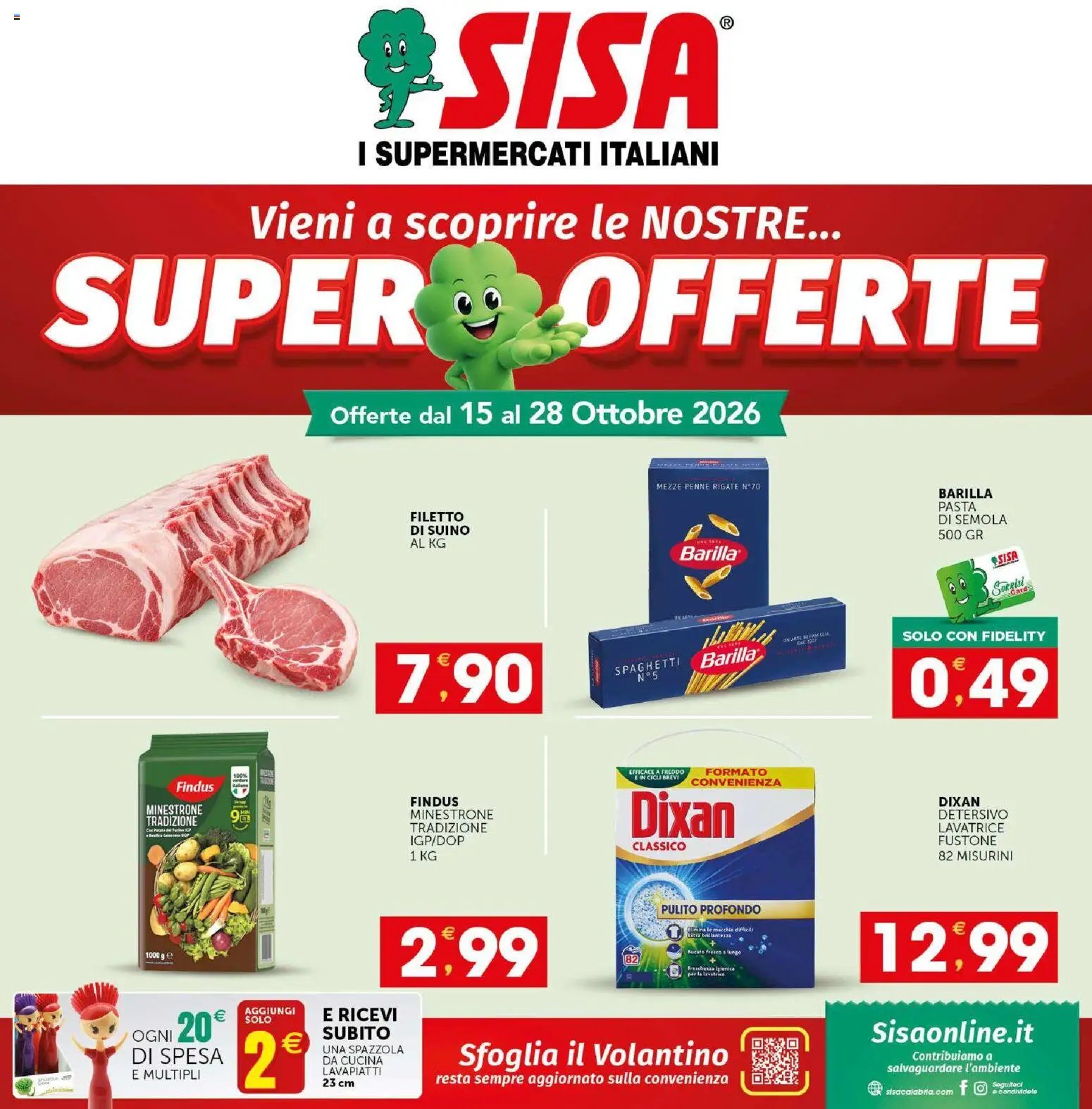 SISA volantino Calabria