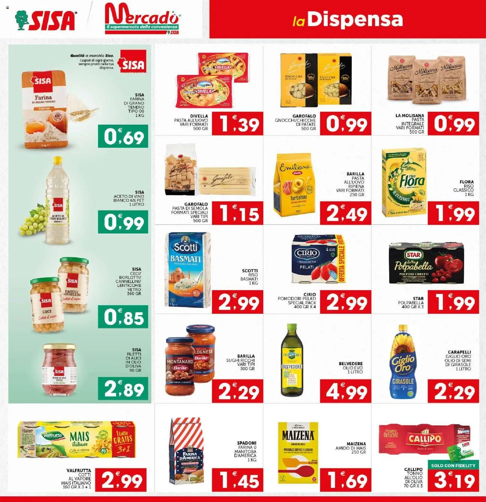 SISA volantino Calabria