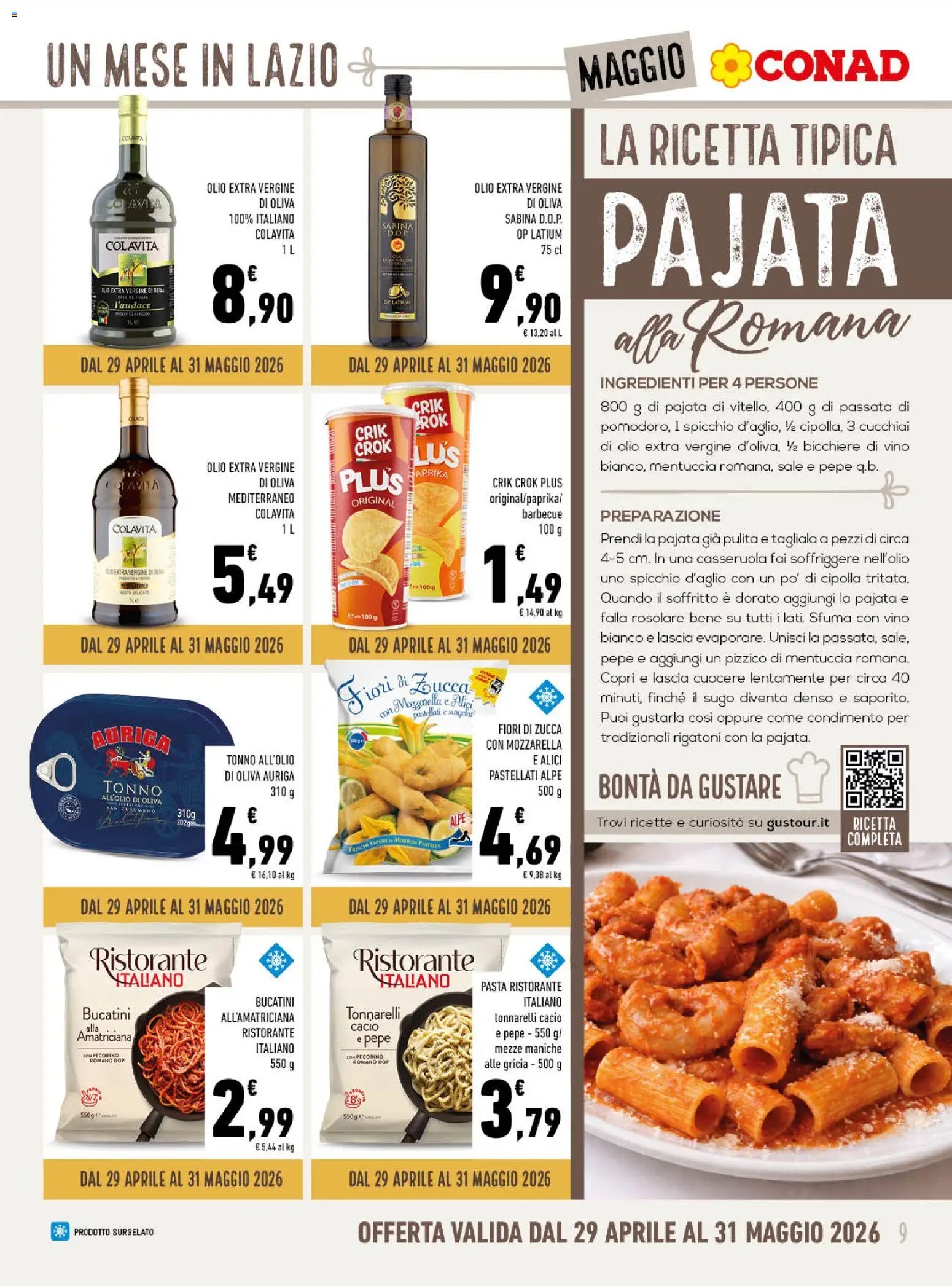 Spazio Conad volantino Localismo Maggio Lazio