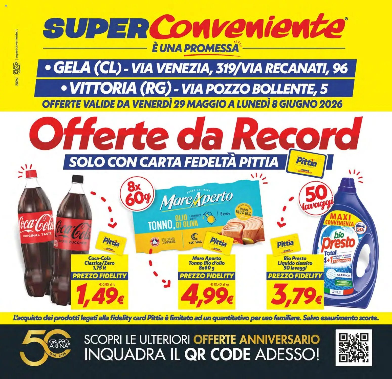 SuperConveniente volantino Gela, Vittoria
