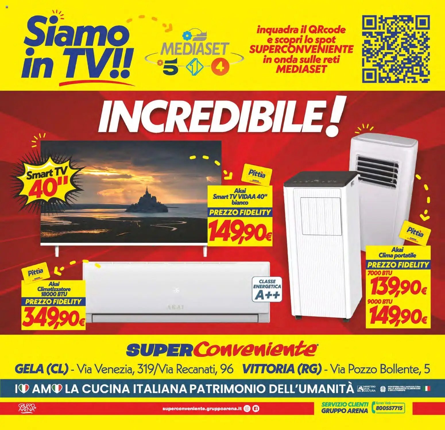 SuperConveniente volantino Gela, Vittoria