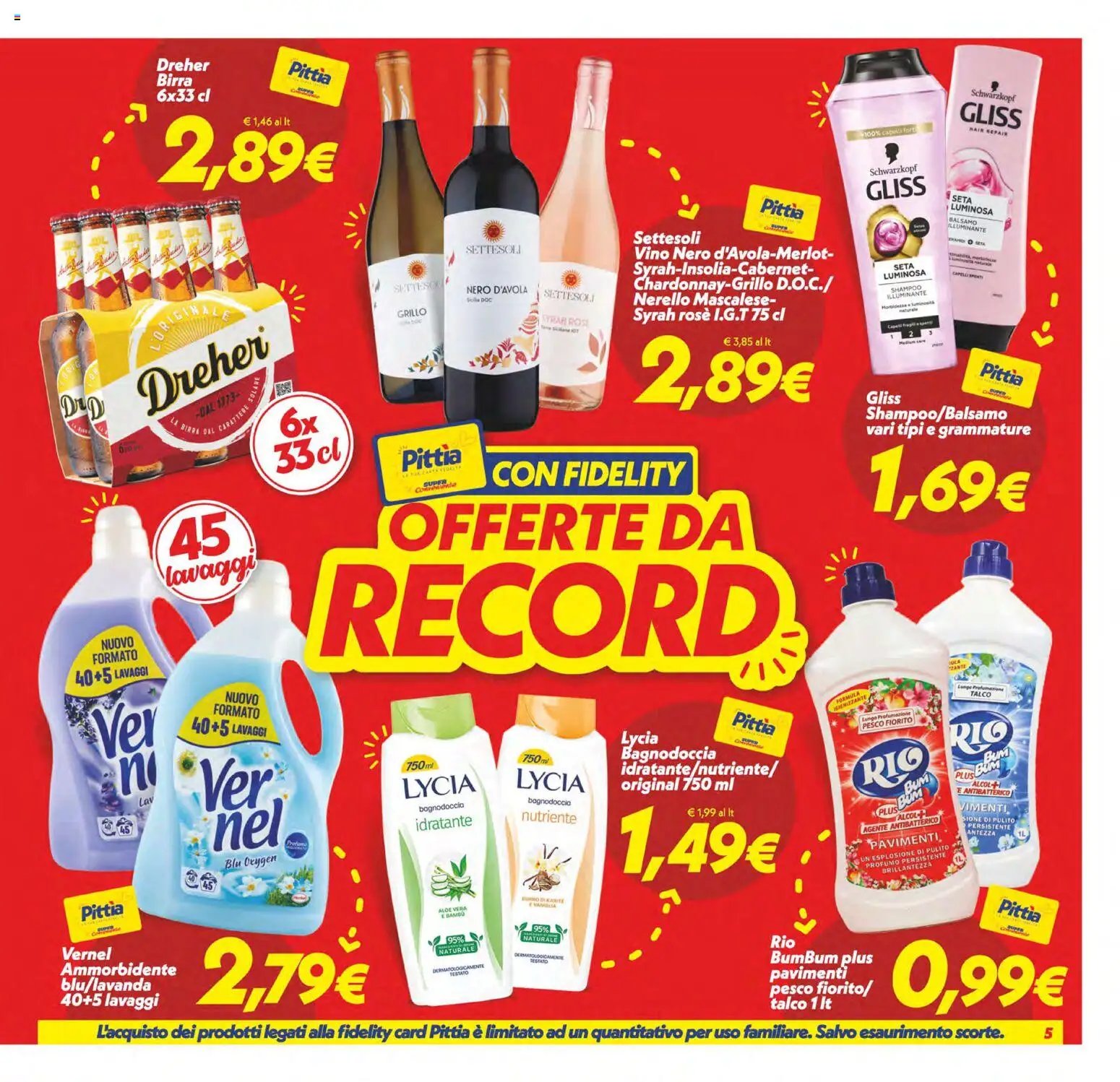 SuperConveniente volantino Gela, Vittoria