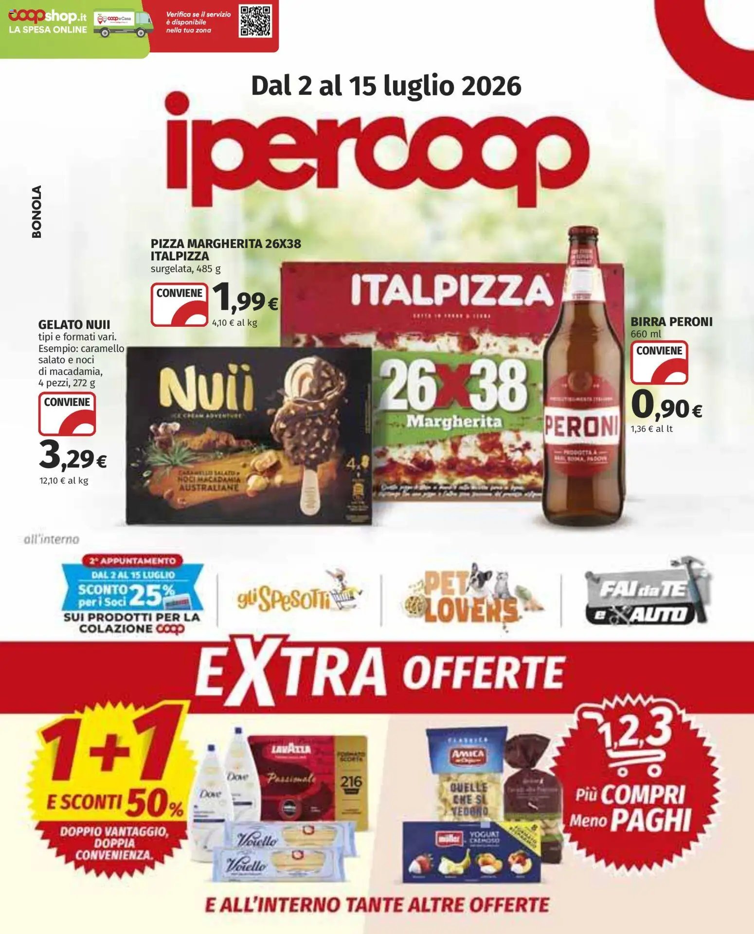 Ipercoop volantino Milano Bonola