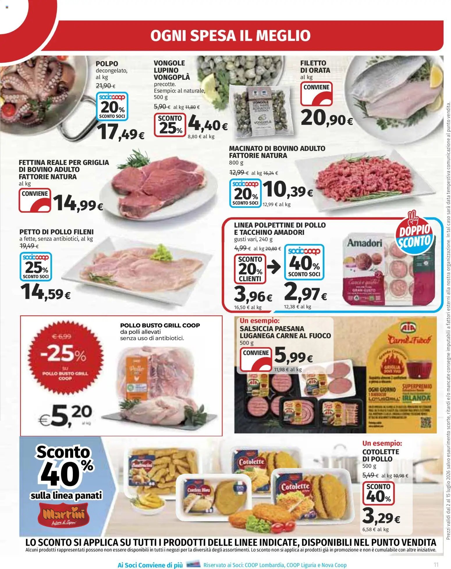 Ipercoop volantino Milano Bonola