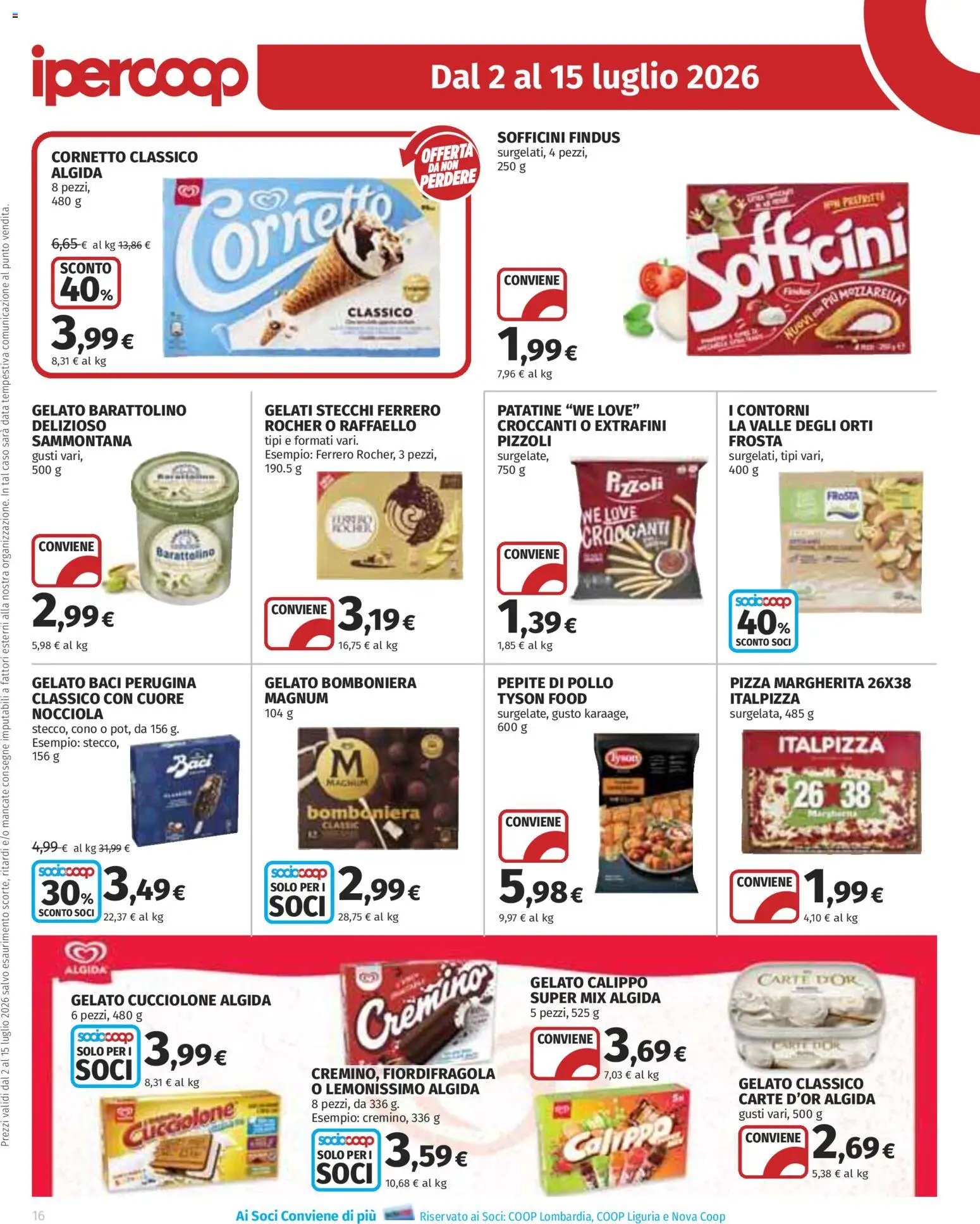 Ipercoop volantino Milano Bonola
