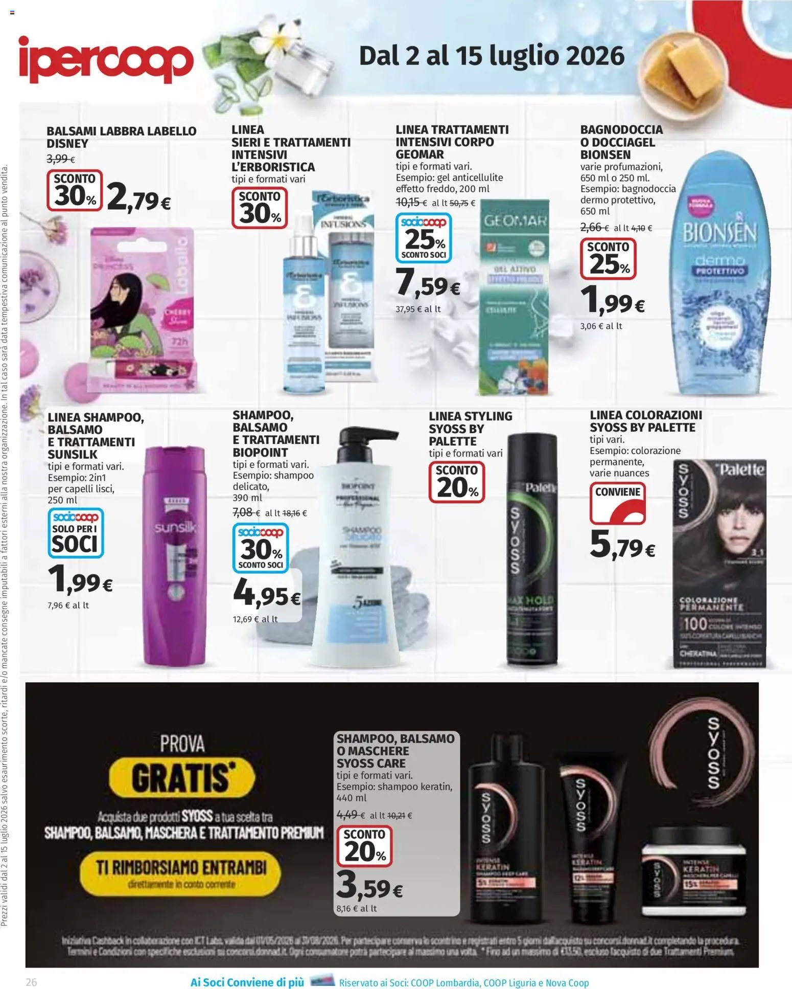 Ipercoop volantino Milano Bonola