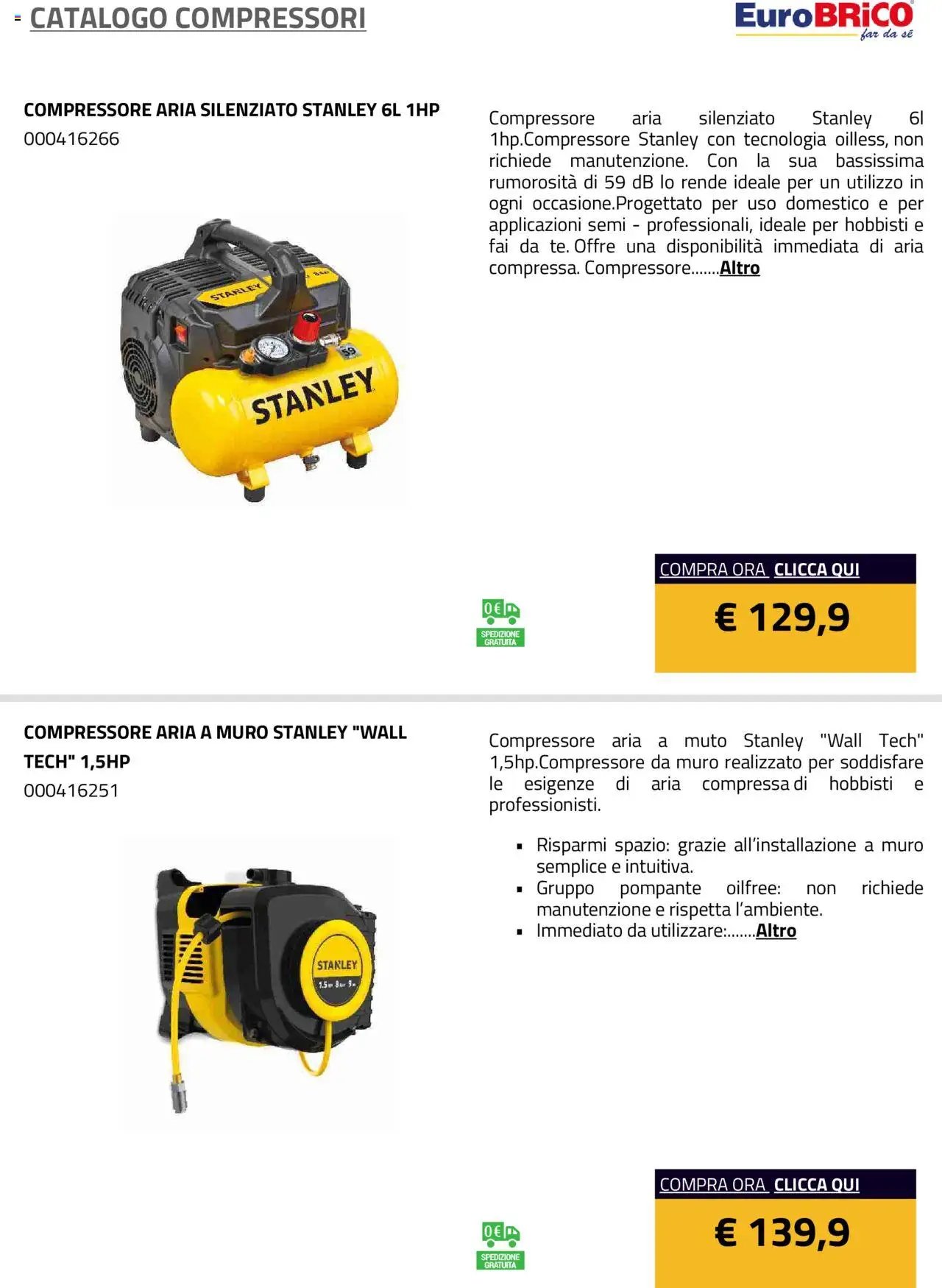 Eurobrico Compressori catalogo