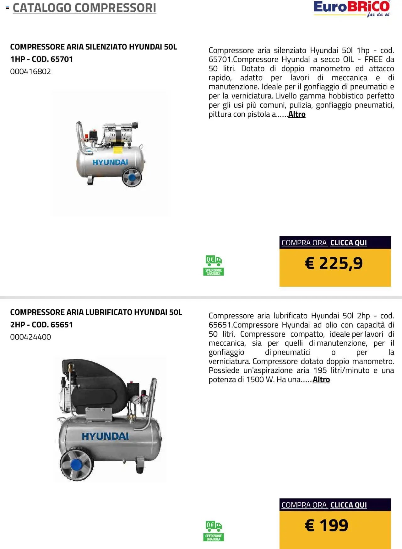 Eurobrico Compressori catalogo