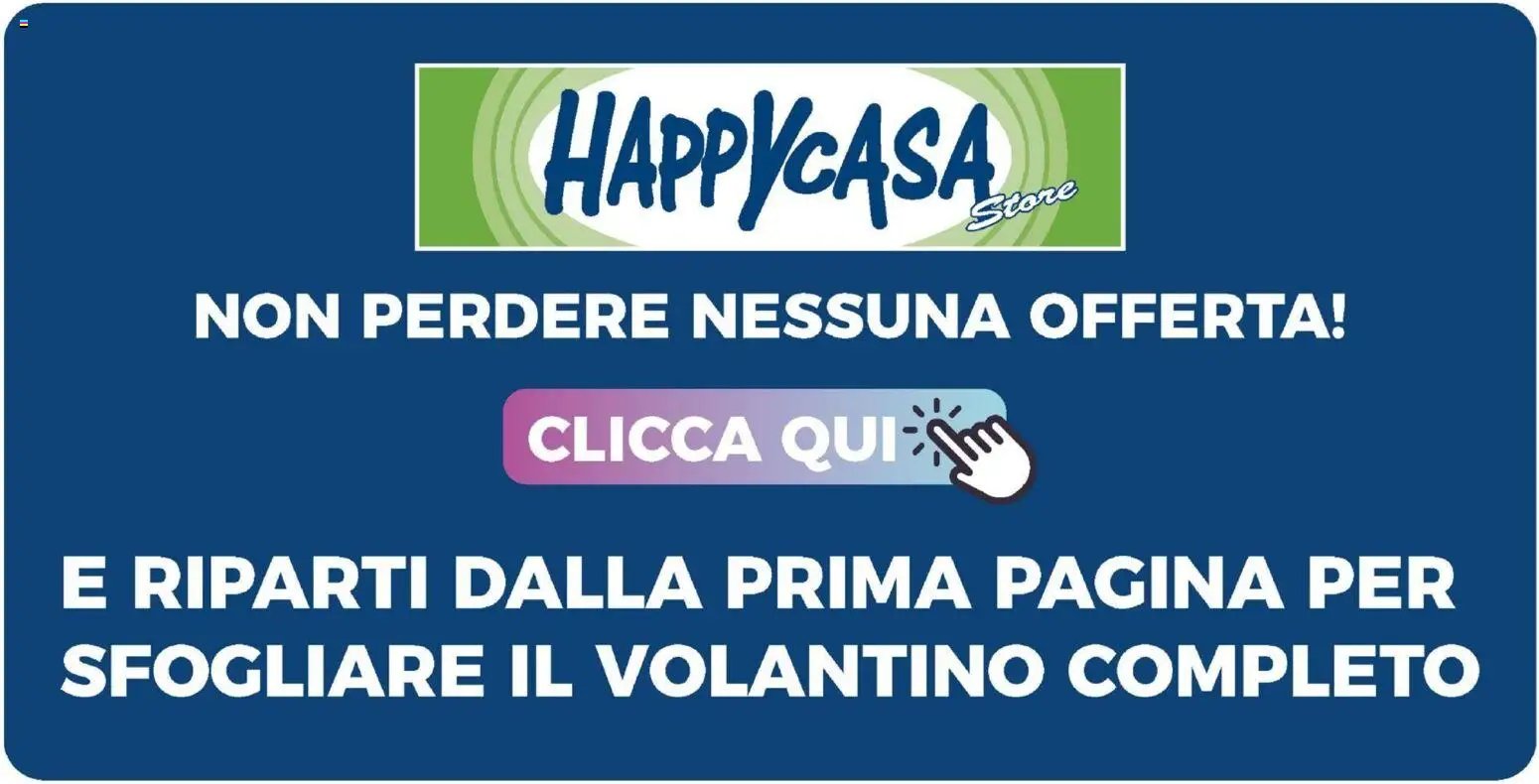 Happy Casa volantino