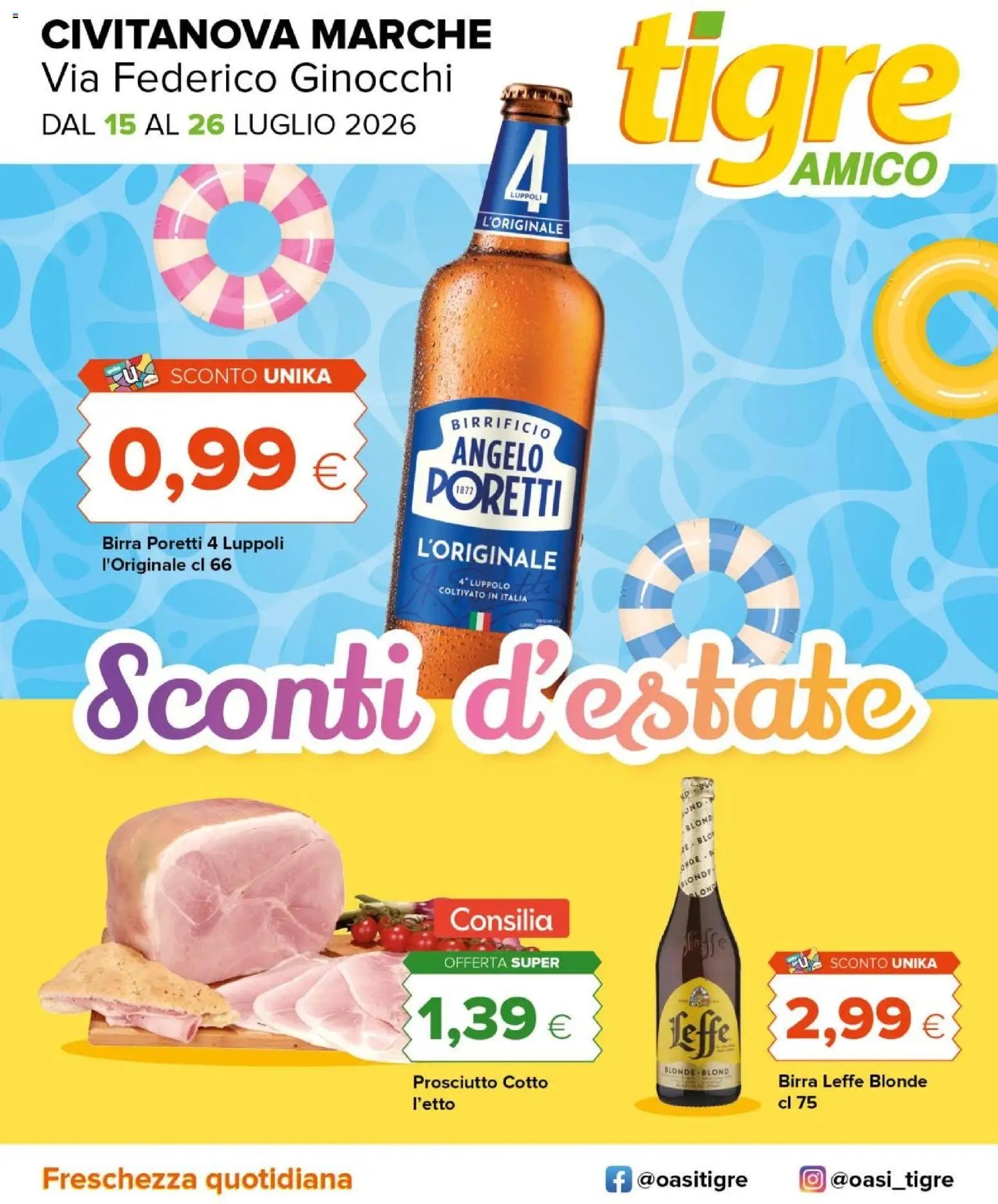 Tigre volantino Amico Civitanova Marche