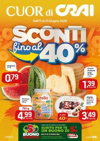CRAI volantino Cuor di Crai Valmontone
