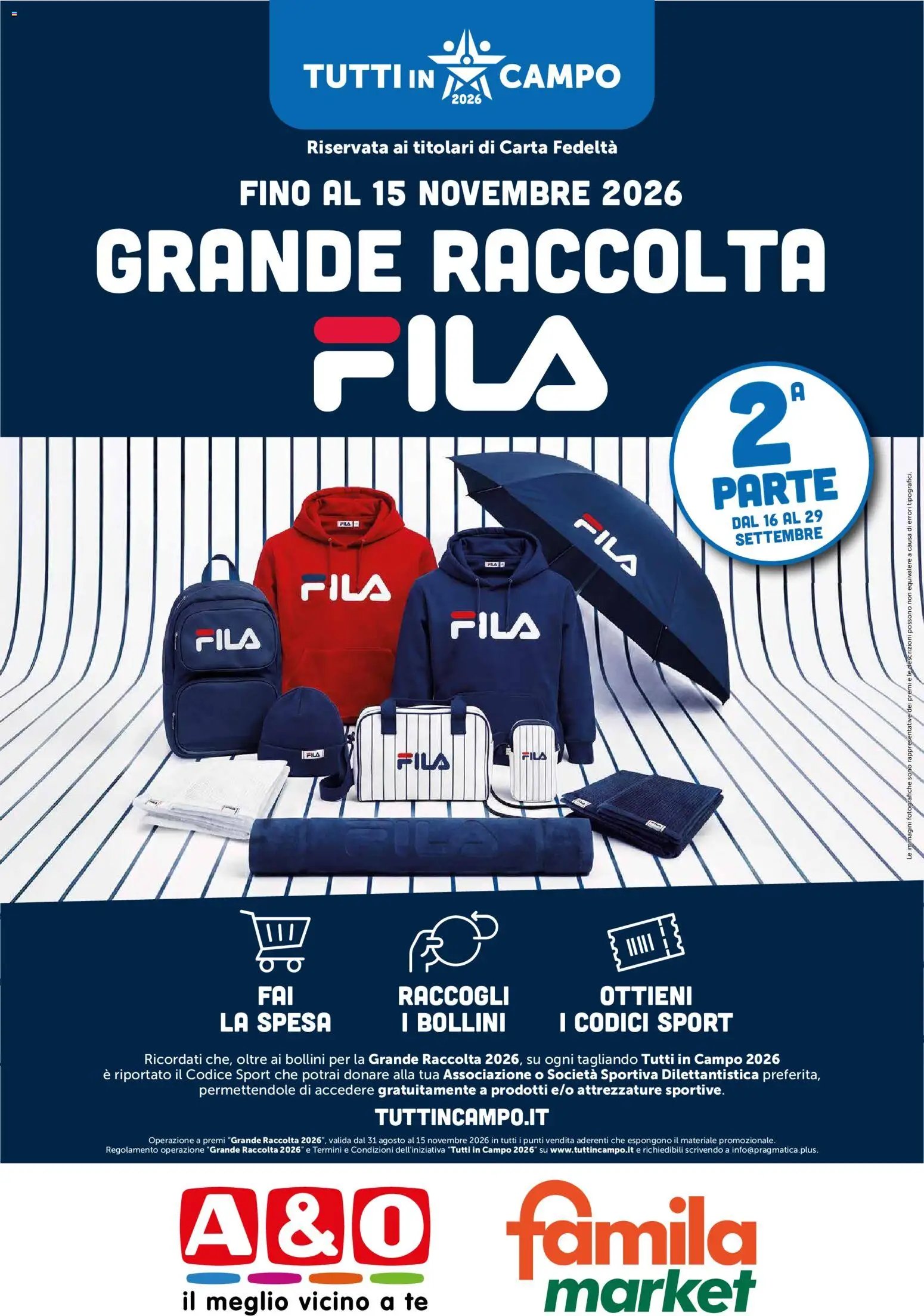 A&O volantino Grande Raccolta Fila