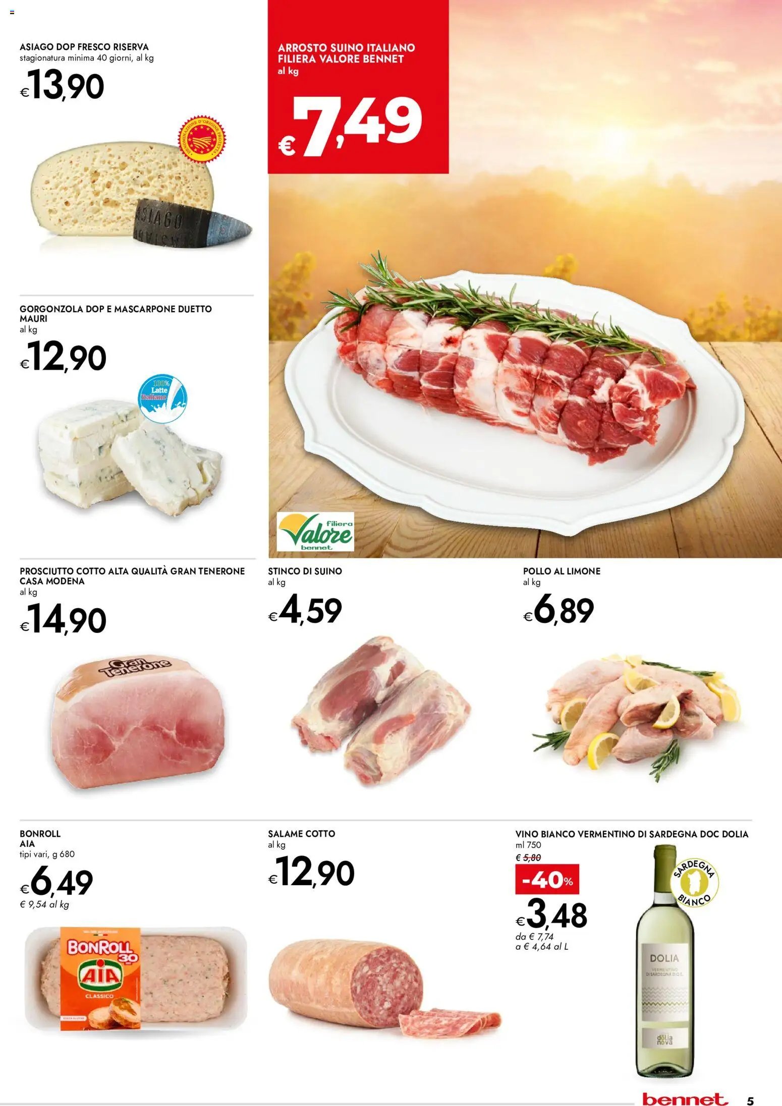 bennet volantino L'autunno In Tavola