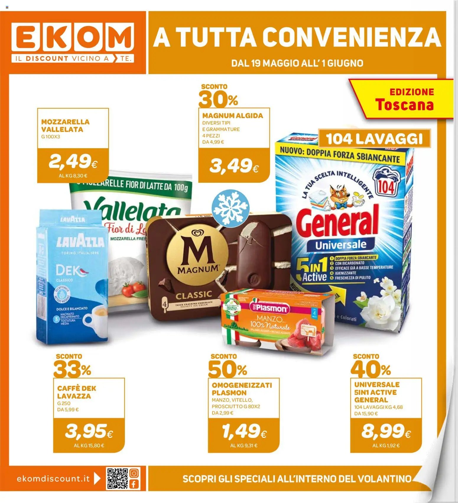 Ekom volantino Toscana