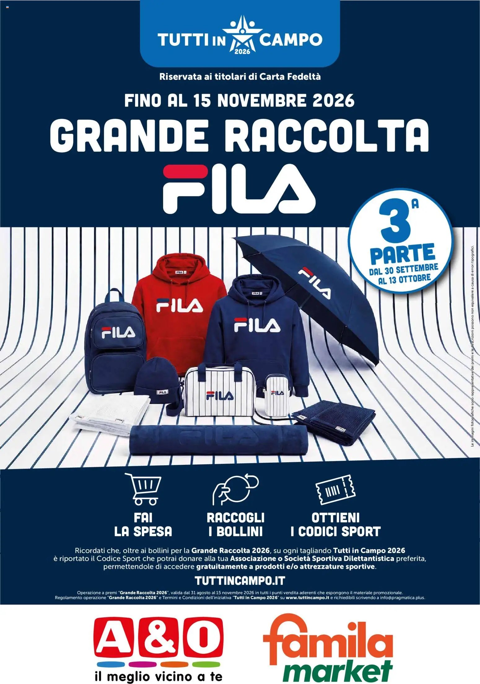A&O volantino Grande Raccolta Fila