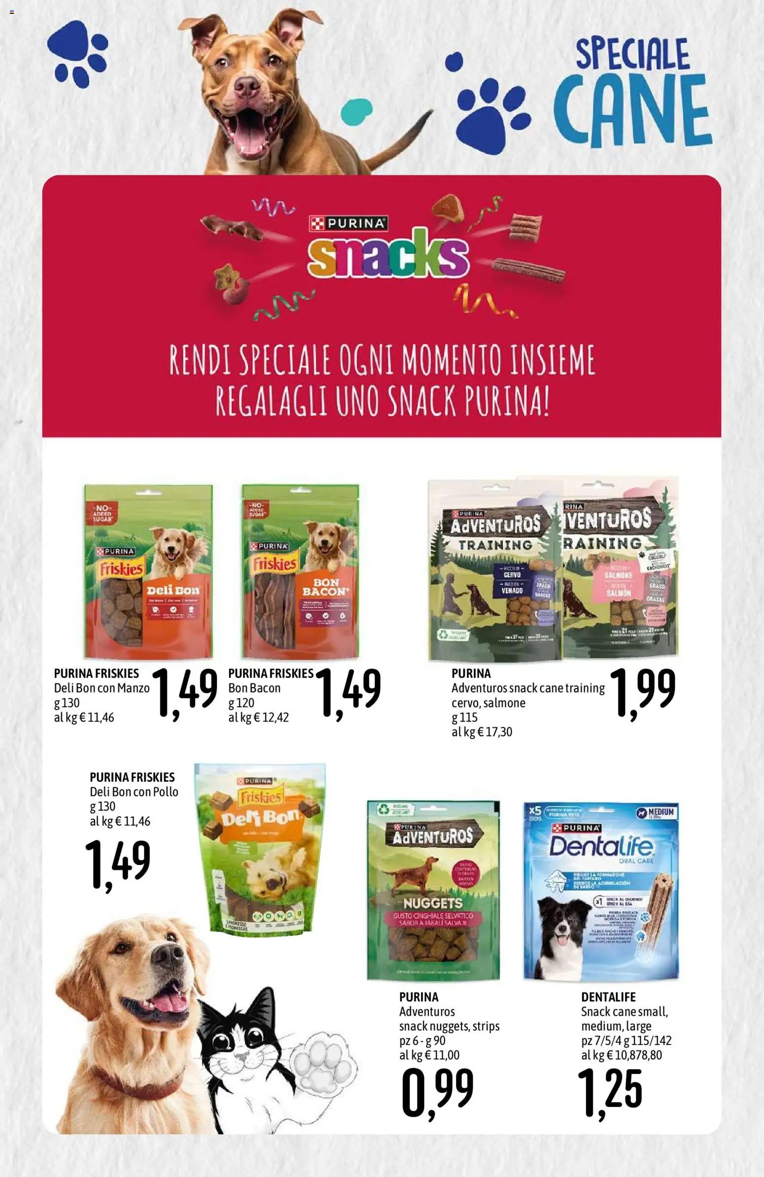 Emisfero volantino Pet Food