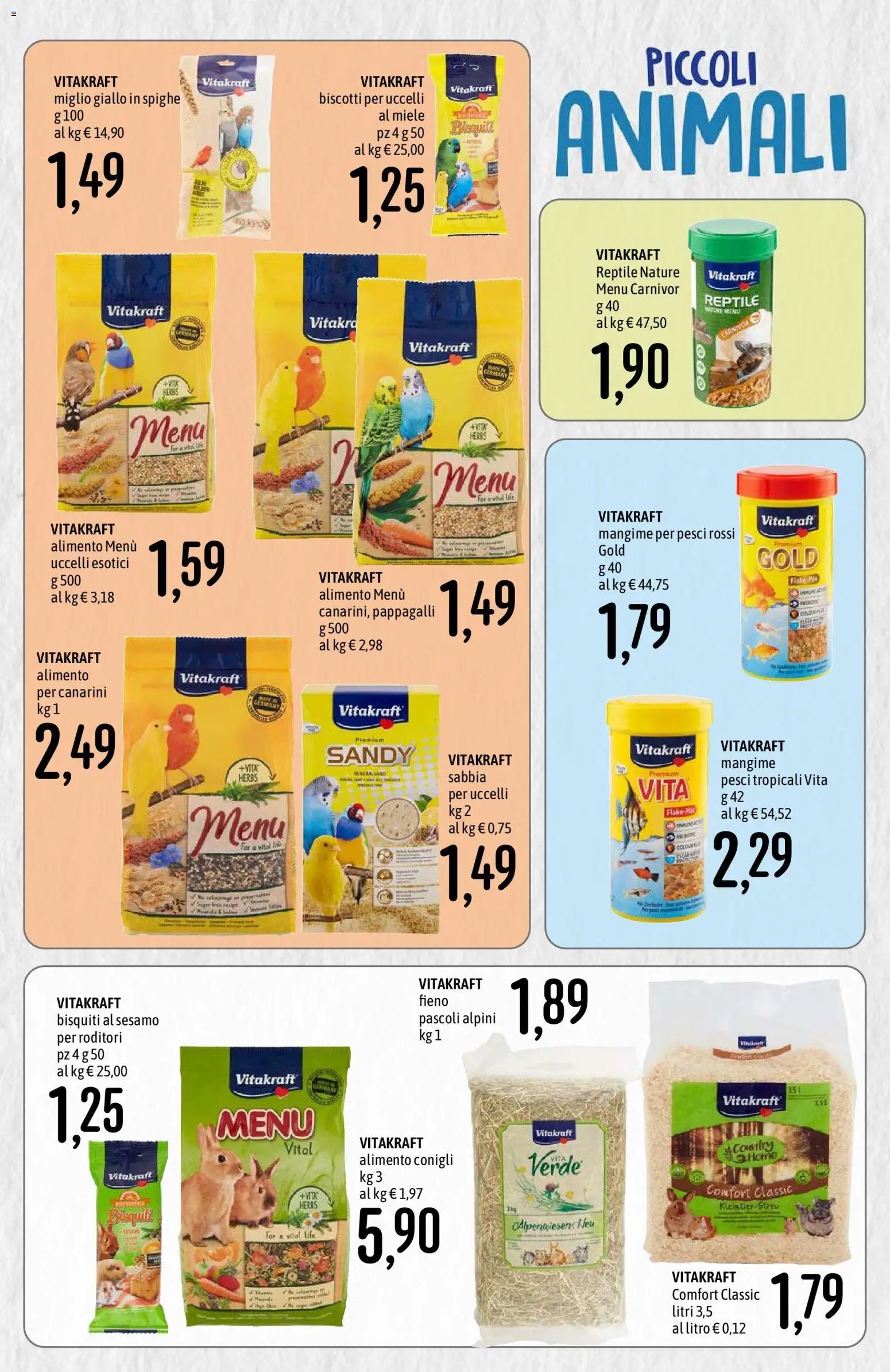 Emisfero volantino Pet Food