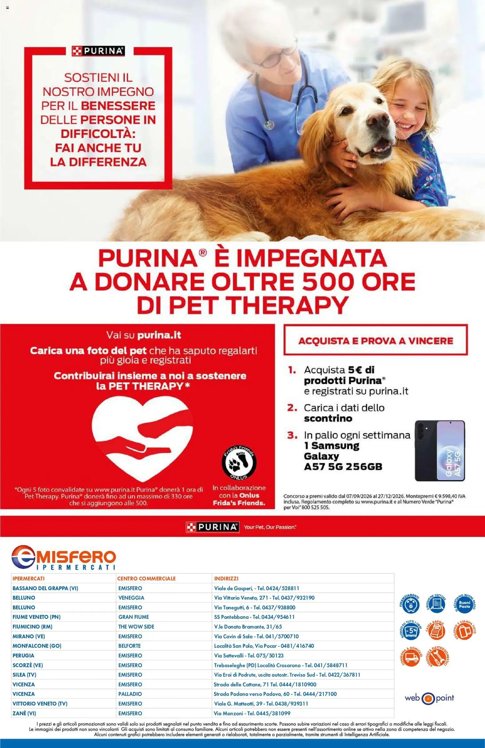 Emisfero volantino Pet Food