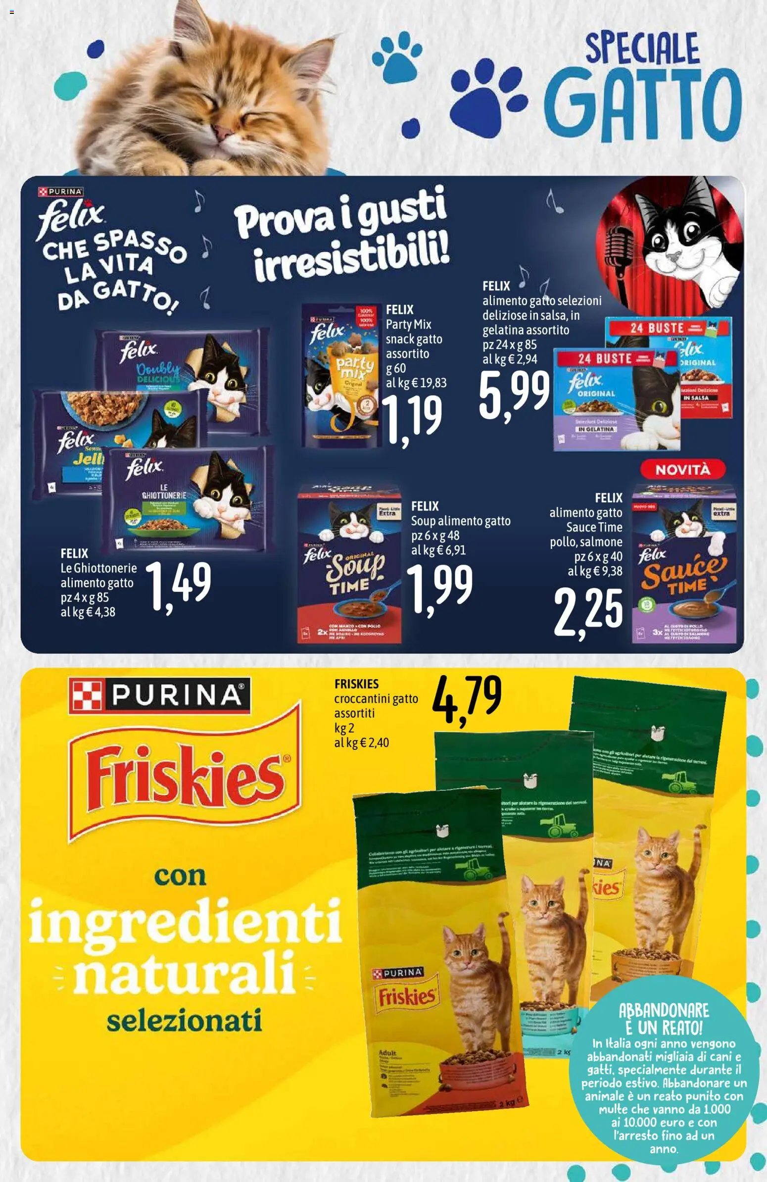 Emisfero volantino Pet Food