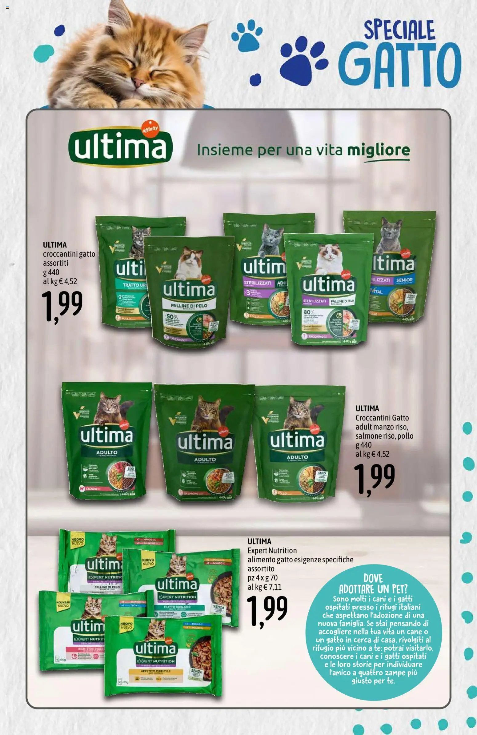 Emisfero volantino Pet Food