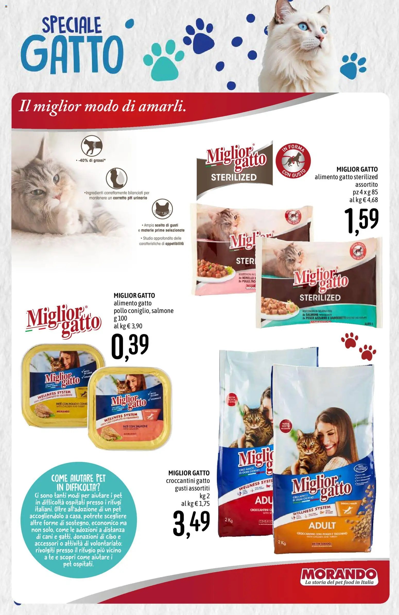 Emisfero volantino Pet Food