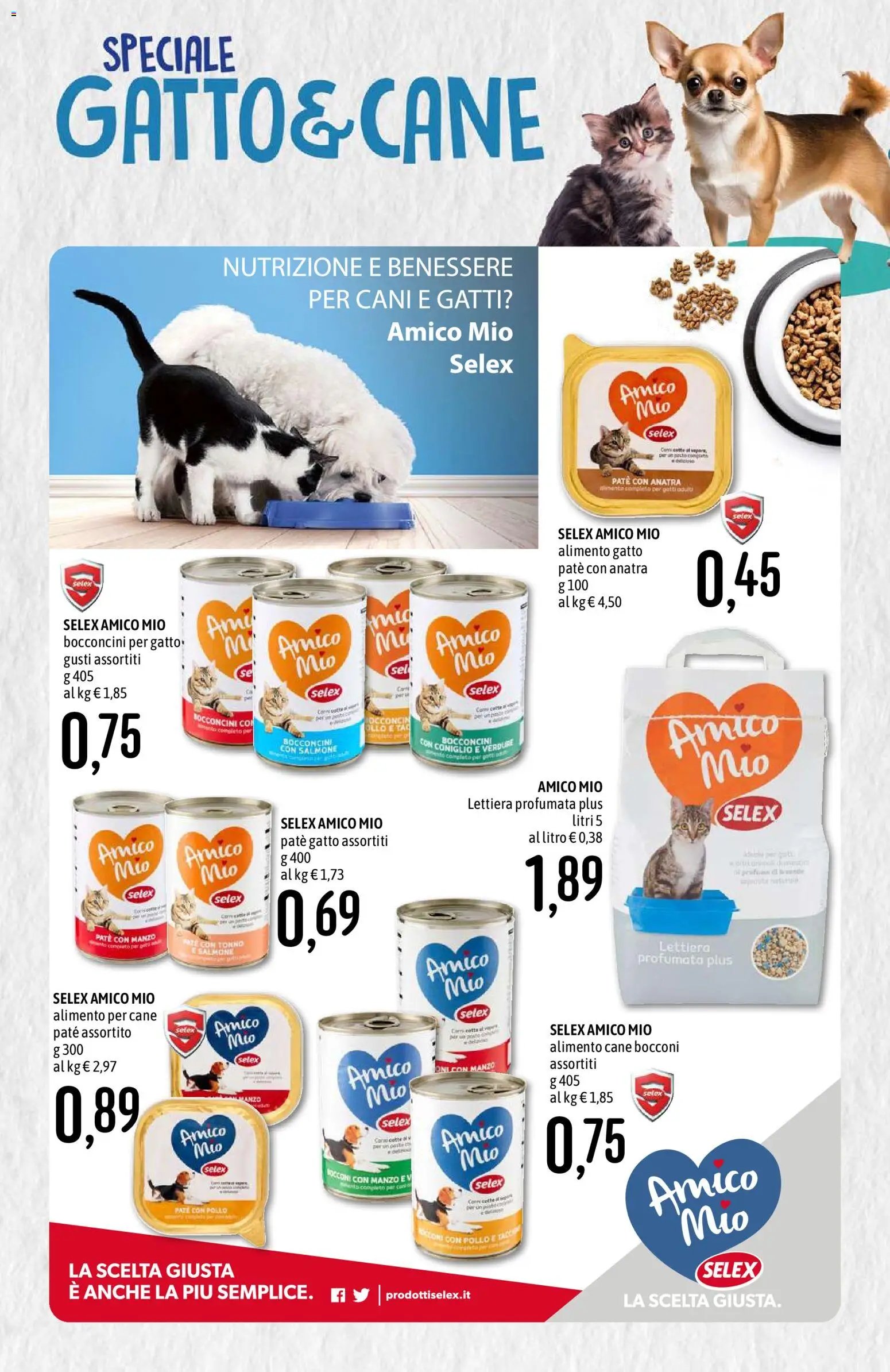 Emisfero volantino Pet Food