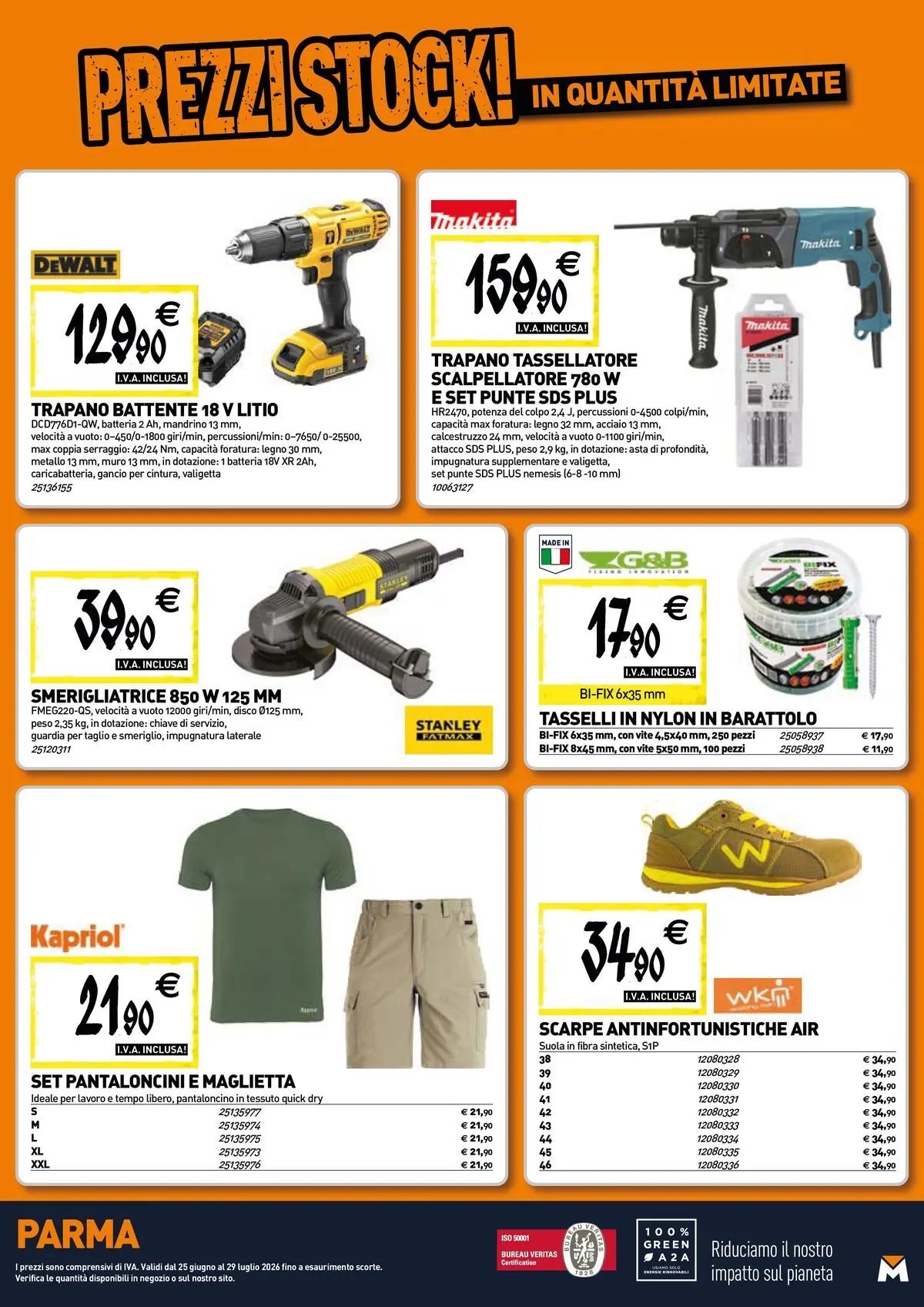 TECNOMAT - Straordinari prezzi stock!