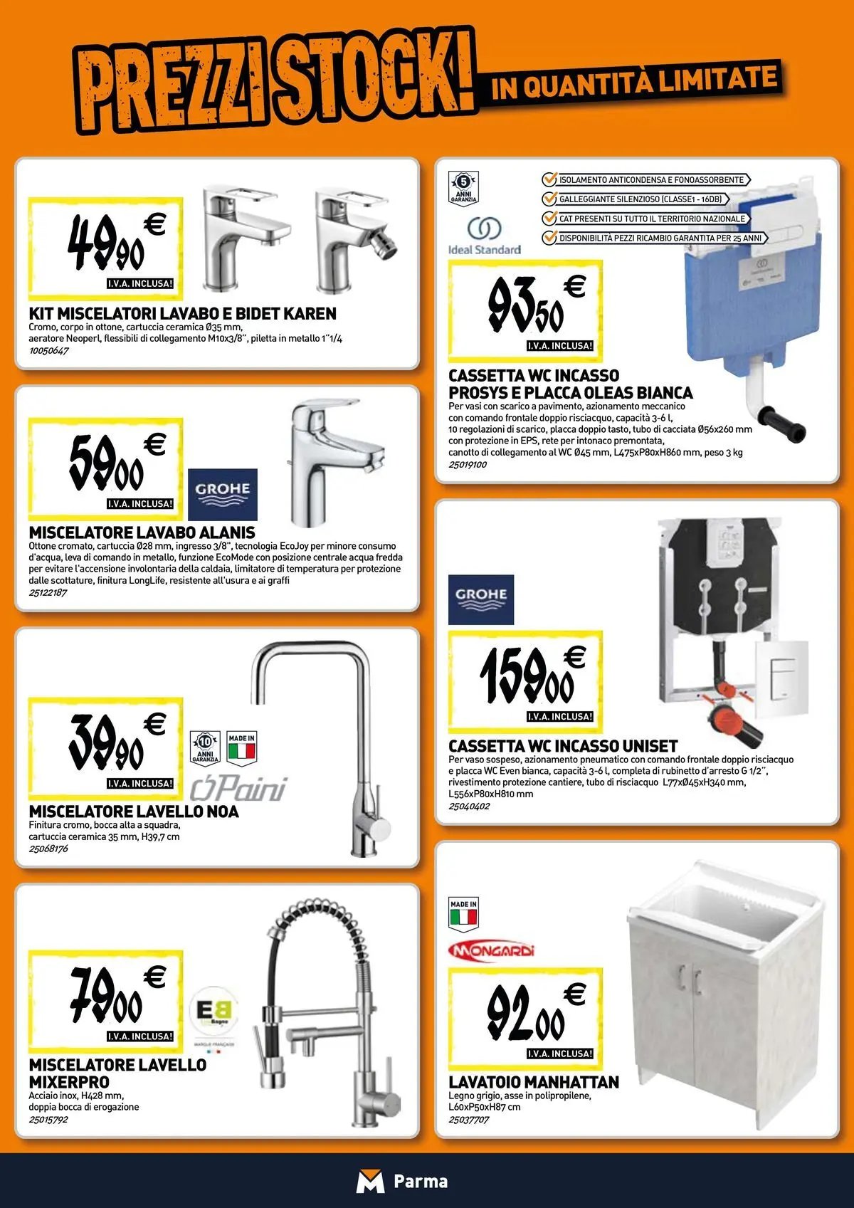 TECNOMAT - Straordinari prezzi stock!