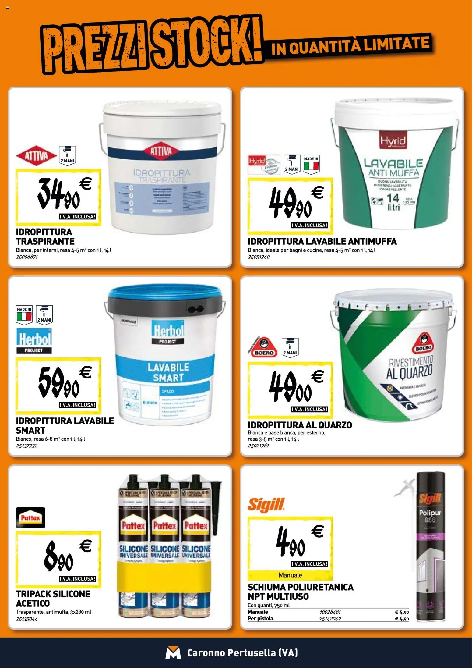 TECNOMAT - Straordinari prezzi stock