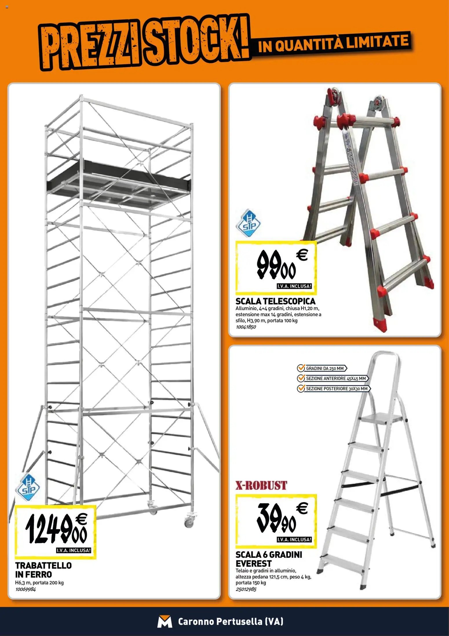 TECNOMAT - Straordinari prezzi stock