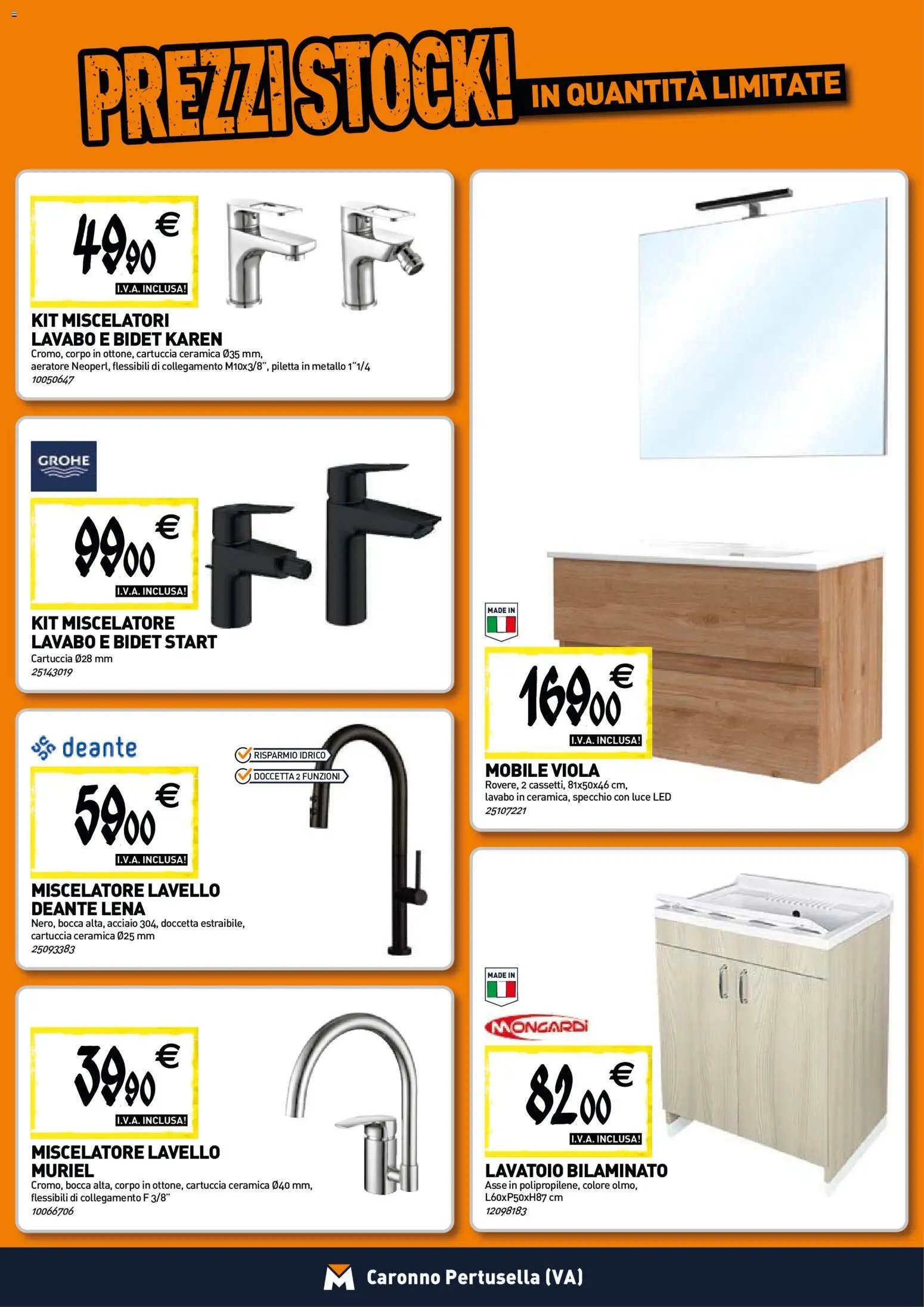 TECNOMAT - Straordinari prezzi stock