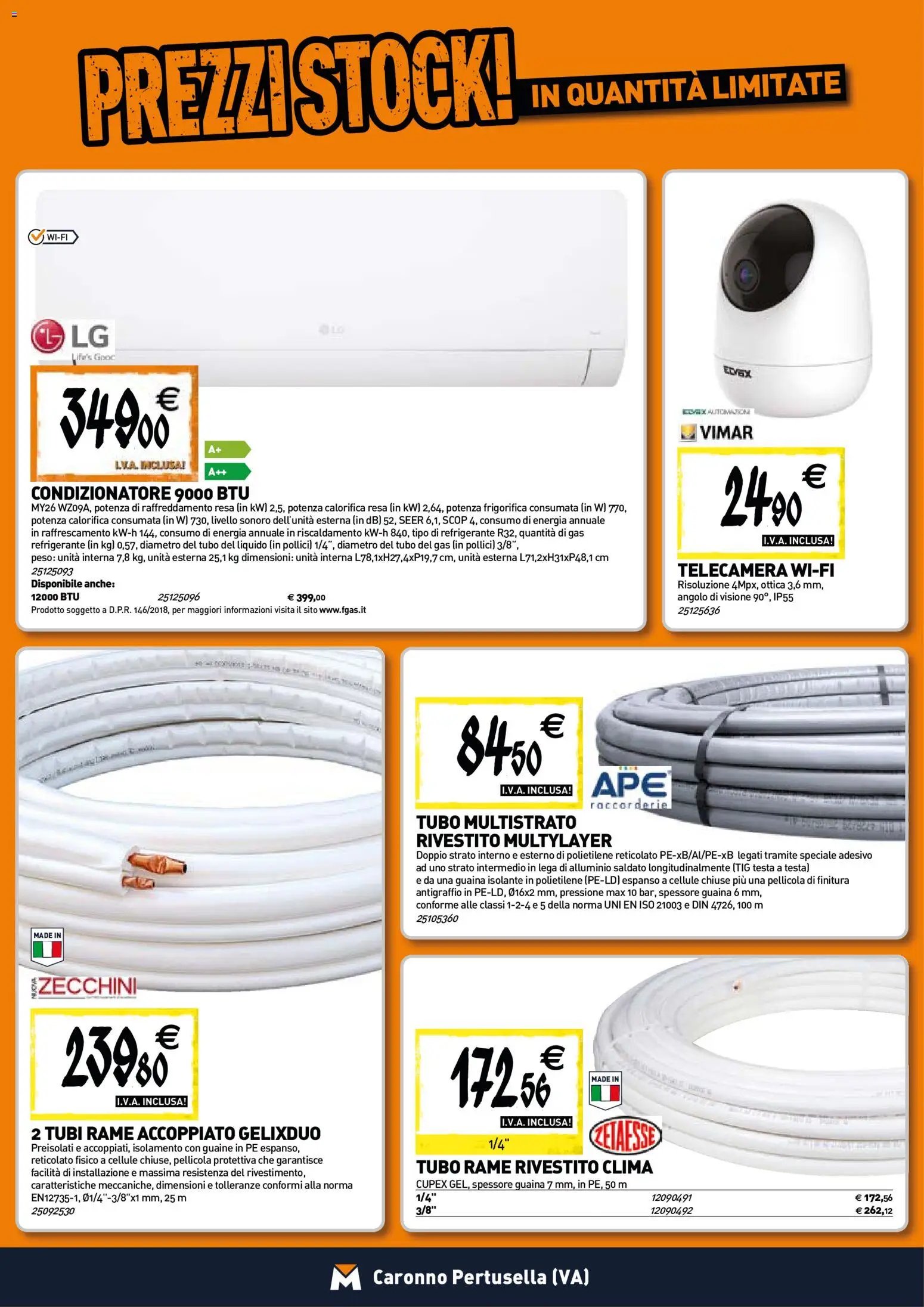 TECNOMAT - Straordinari prezzi stock