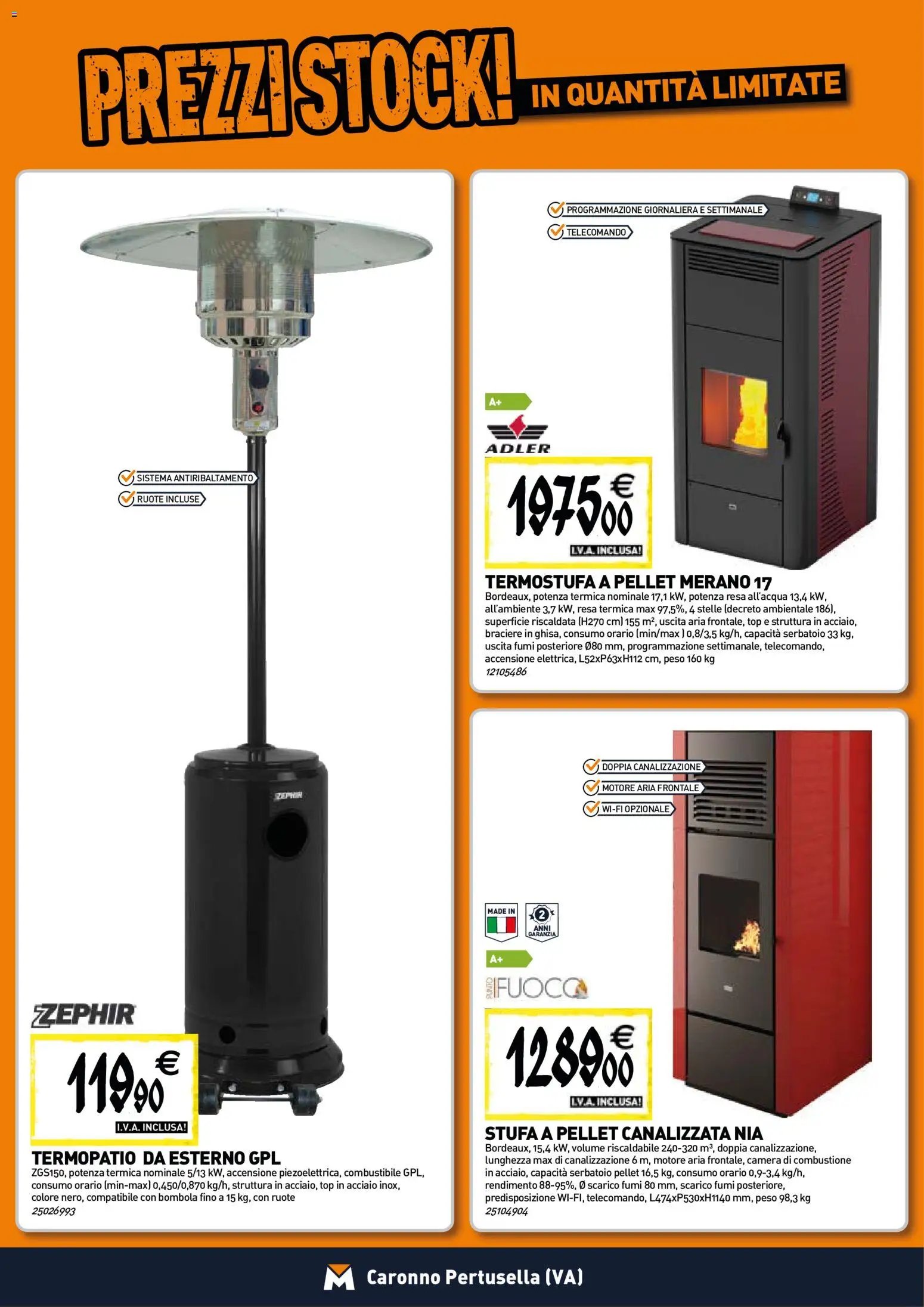 TECNOMAT - Straordinari prezzi stock