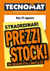TECNOMAT - Straordinari prezzi stock