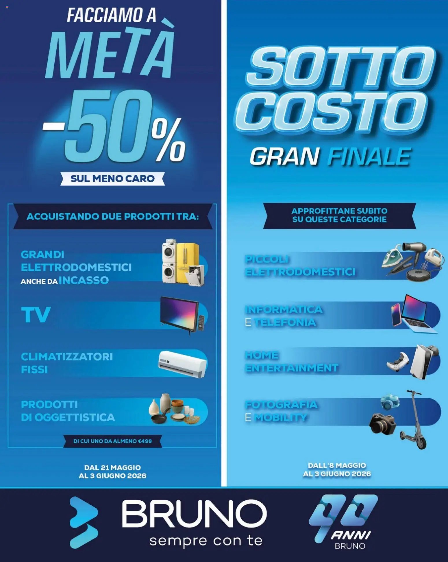 BRUNO volantino Sotto Costo Gran Finale