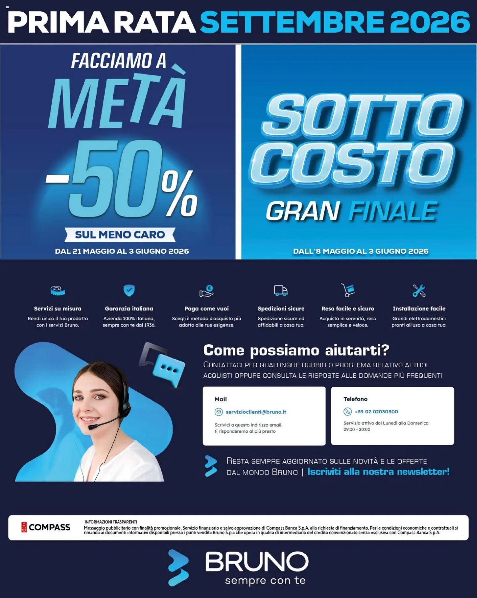 BRUNO volantino Sotto Costo Gran Finale