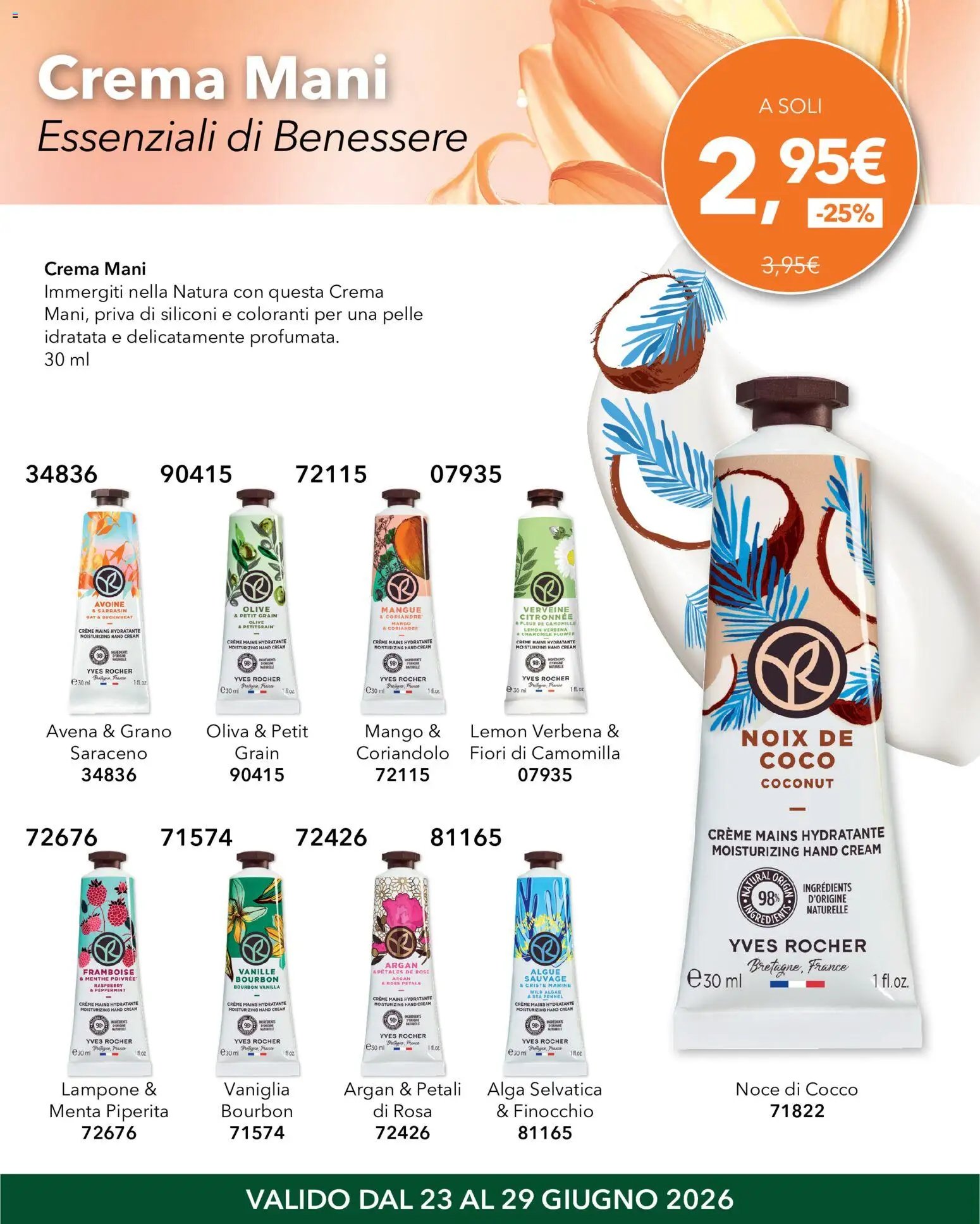 Yves Rocher catalogo Grandi Offerte