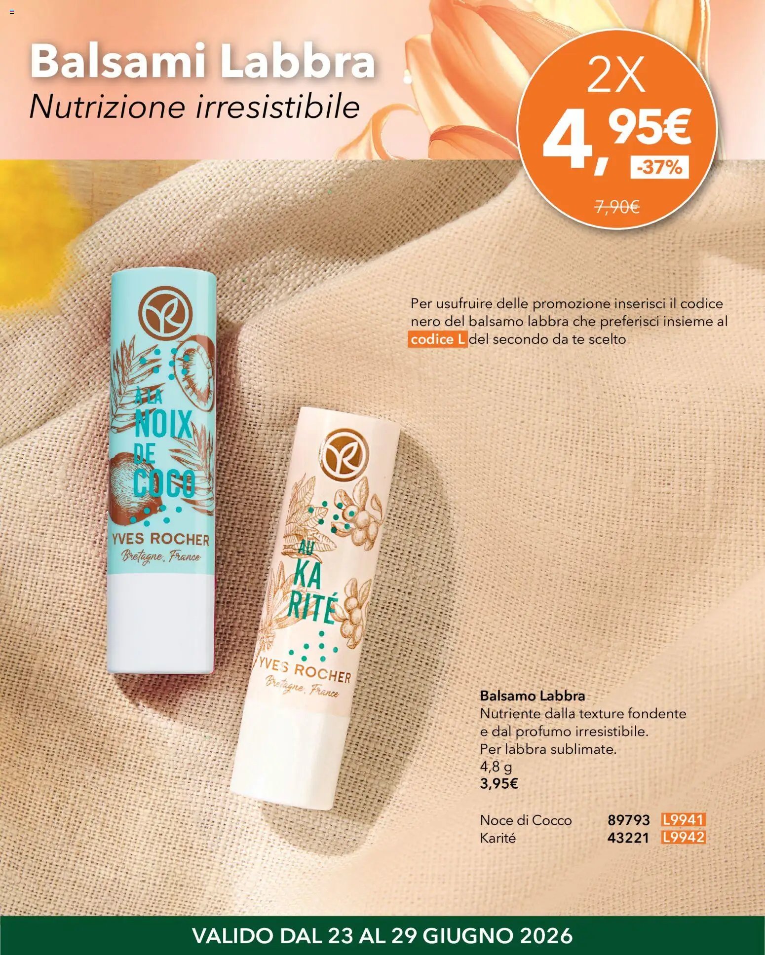 Yves Rocher catalogo Grandi Offerte