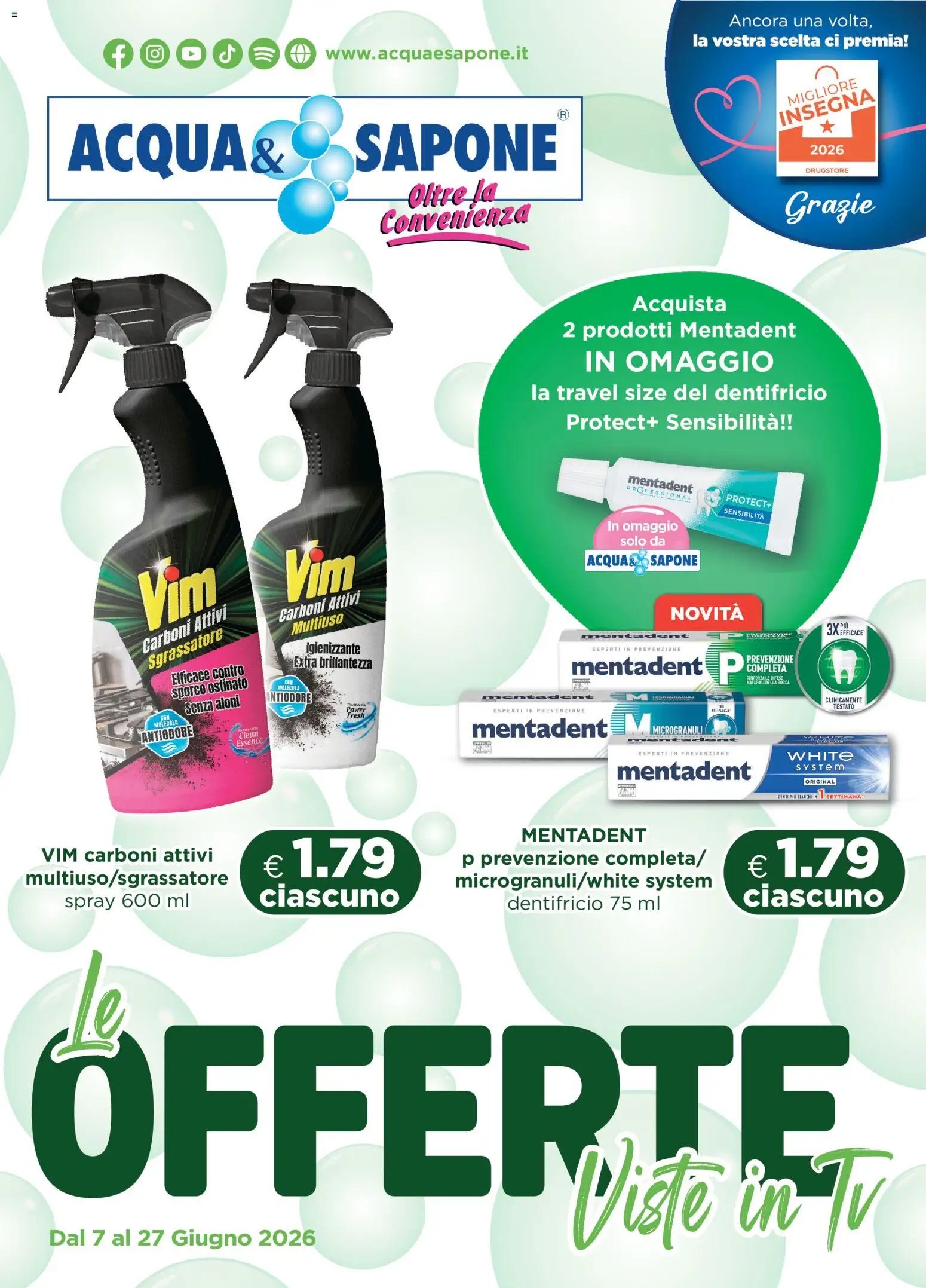 Acqua e Sapone volantino