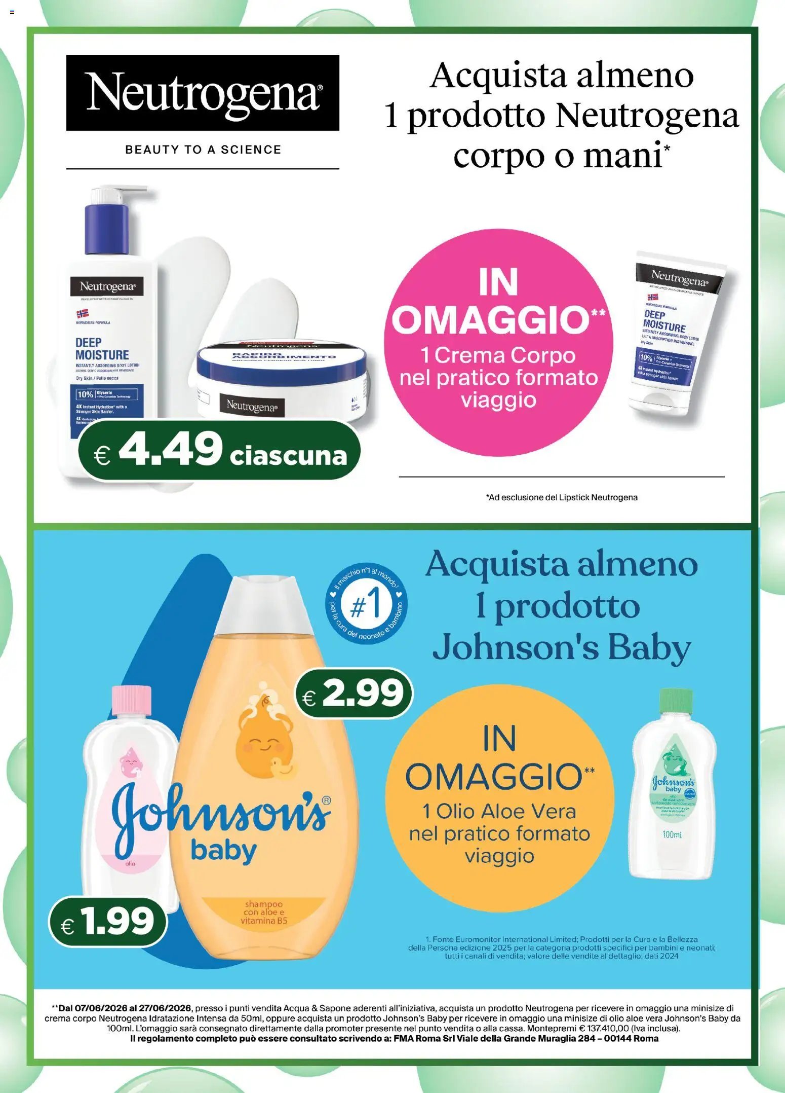 Acqua e Sapone volantino