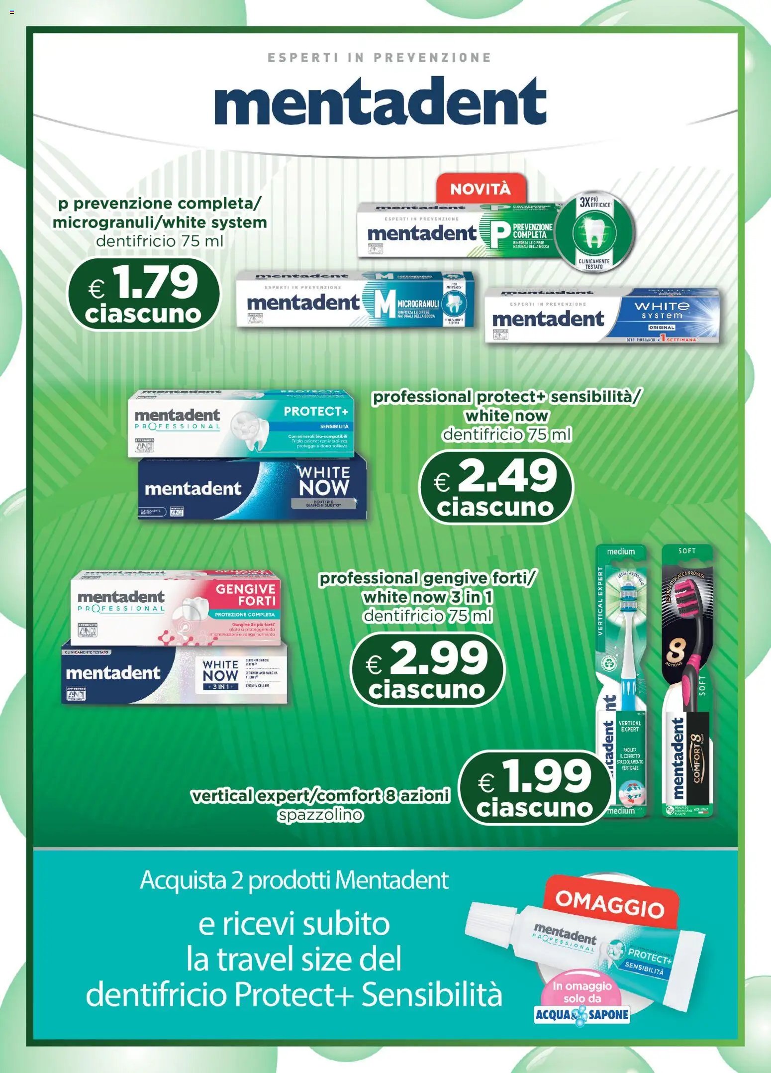 Acqua e Sapone volantino