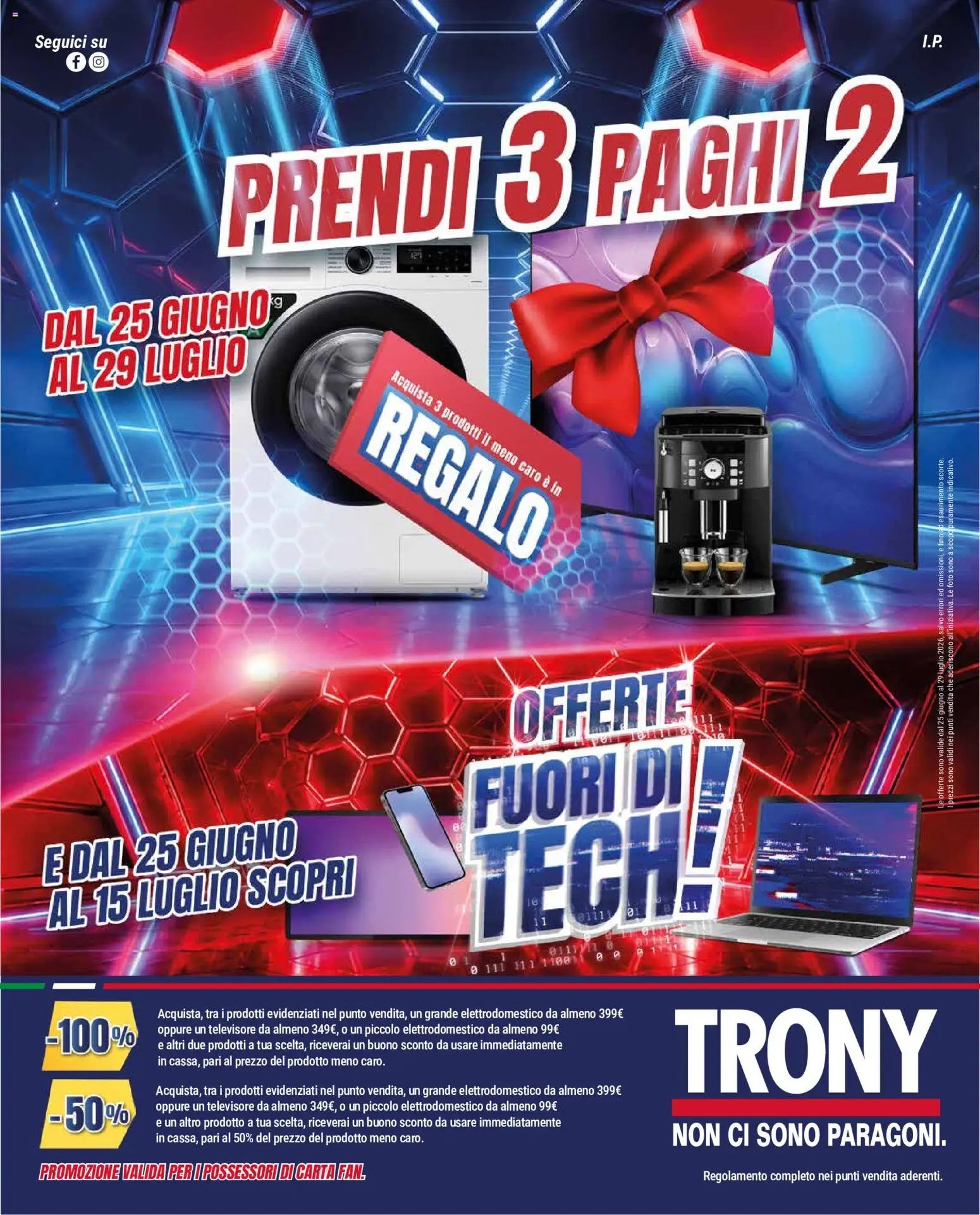 Trony volantino